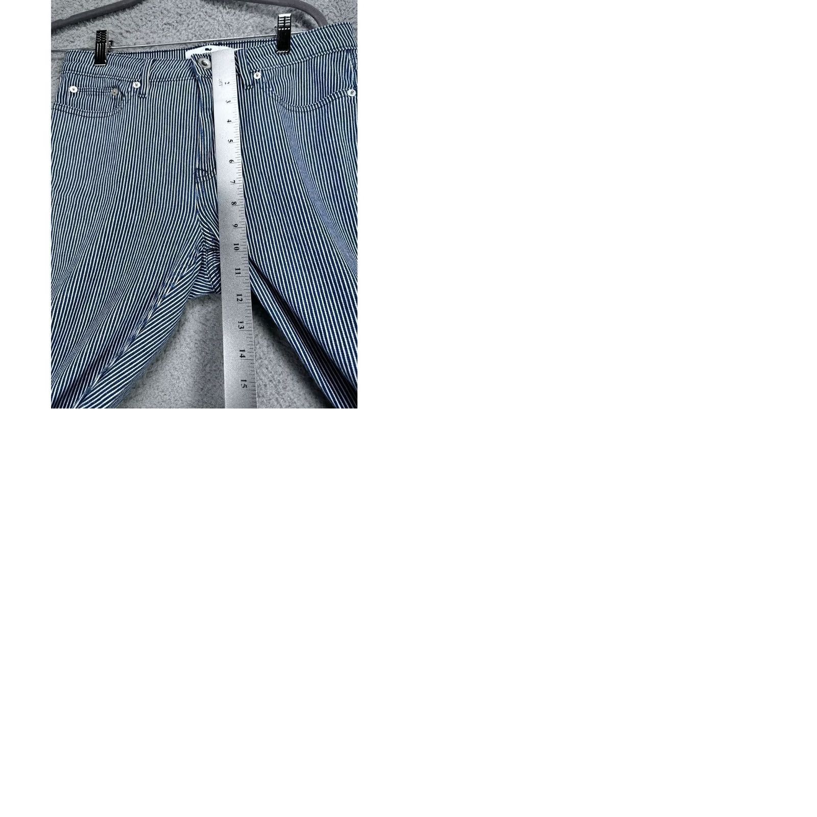 Vineyard Vines Vineyard Vines Jeans Womens 27 Blue White Striped Denim Pants Ladies Size 27" / US 4 / IT 40 - 9 Thumbnail