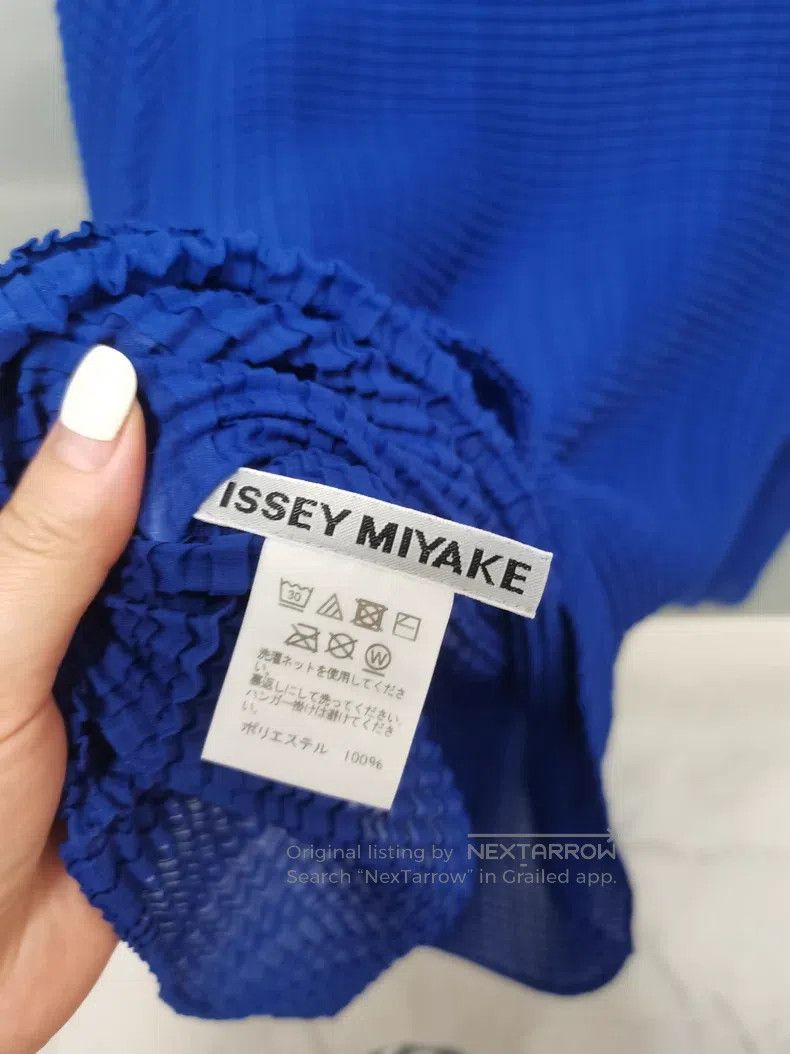 Issey Miyake Issey Miyake Blue Long Sleeve Size M / US 6-8 / IT 42-44 - 3 Thumbnail