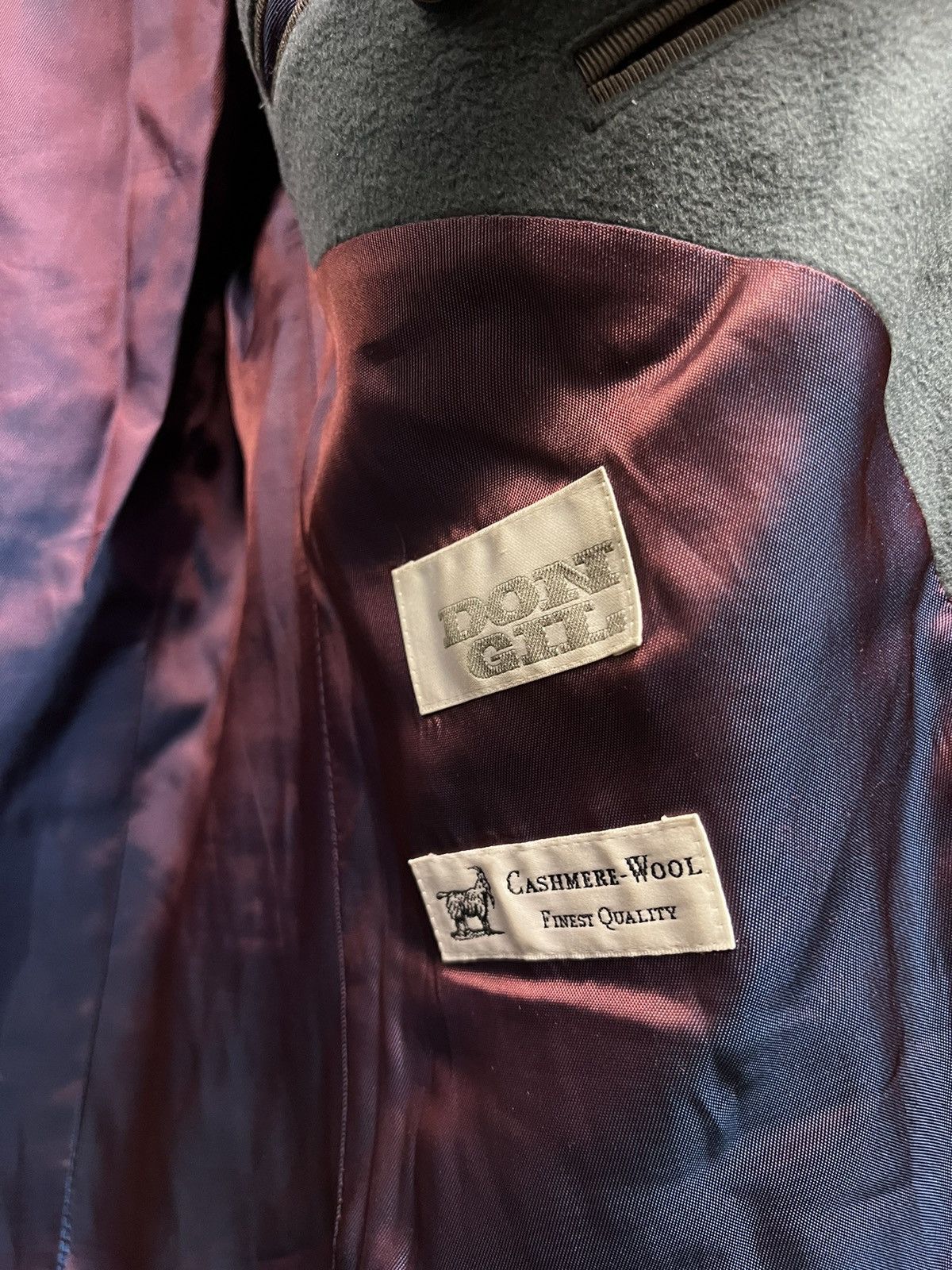 Hugo × Hugo Boss × Vintage 🔴 Vintage cashmere-wool Hugo Boss twenty Don Gil blazer Size 52R - 11 Thumbnail