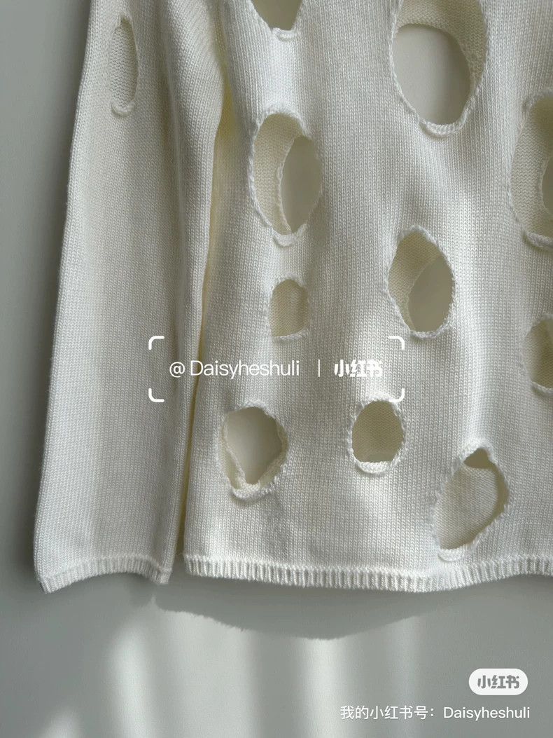 Comme des Garcons Comme Des Garcons Holed sweater hollowed-out sweater Size XS / US 0-2 / IT 36-38 - 7 Thumbnail
