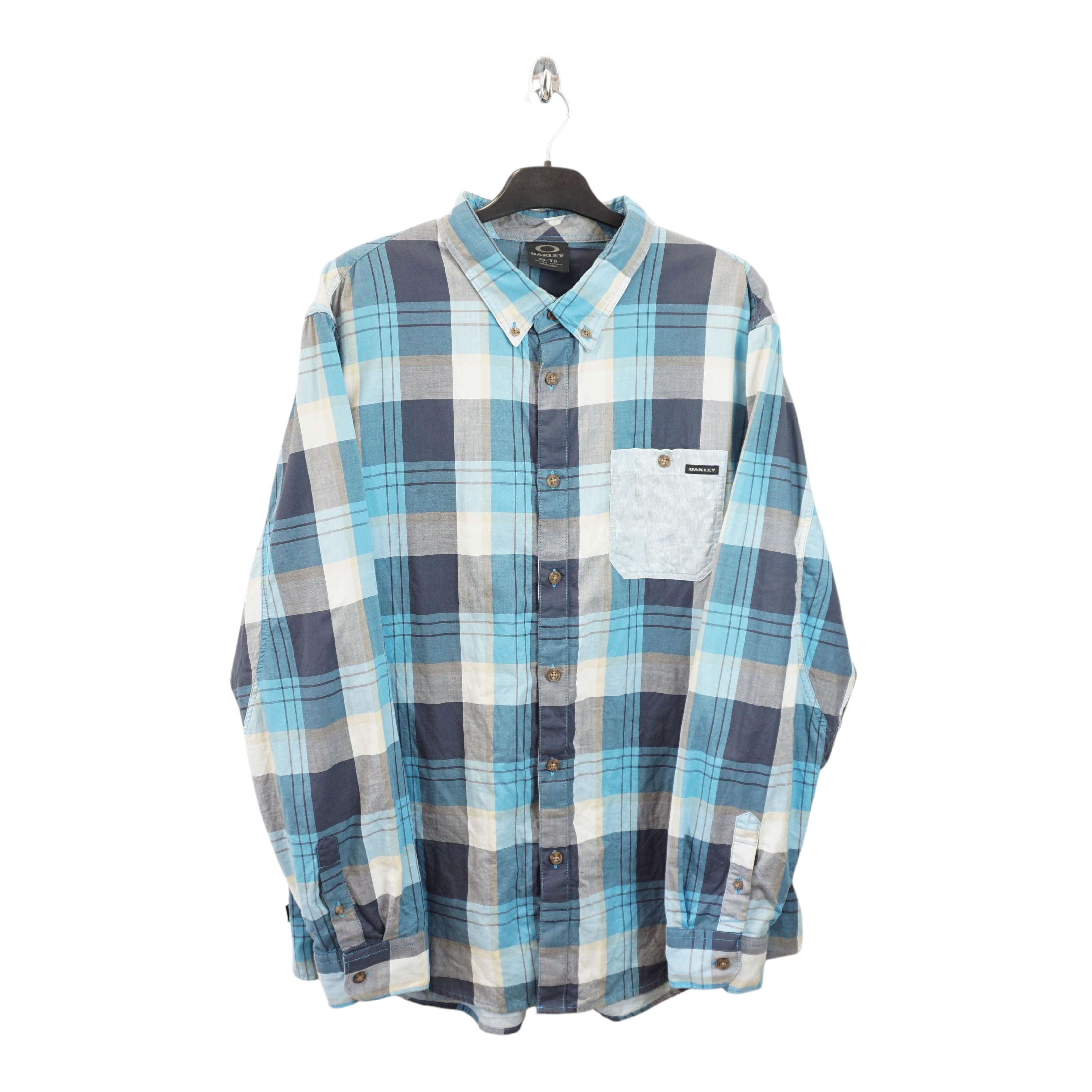 Oakley Archive Techwear/Gorpcore Flannel L/S Shirt Size US XL / EU 56 / 4 - 1 Thumbnail