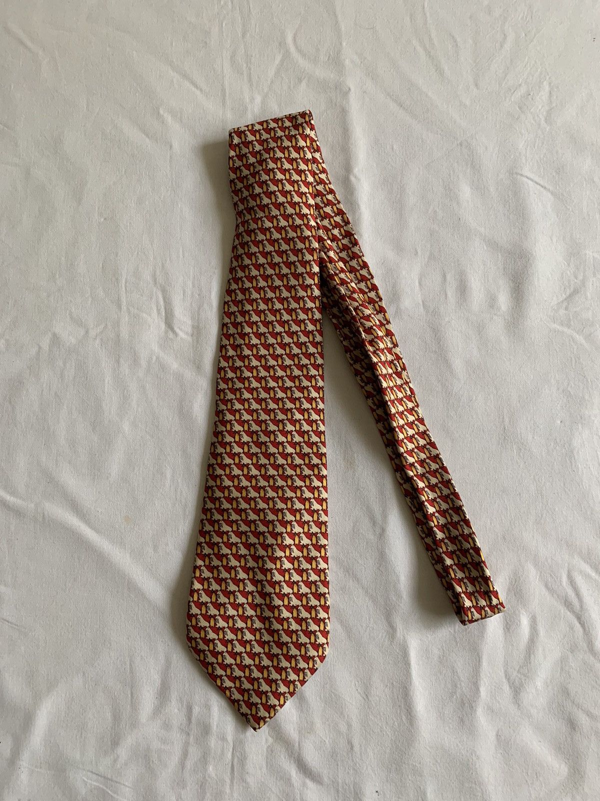 CELINE PURE SILK NECK TIE