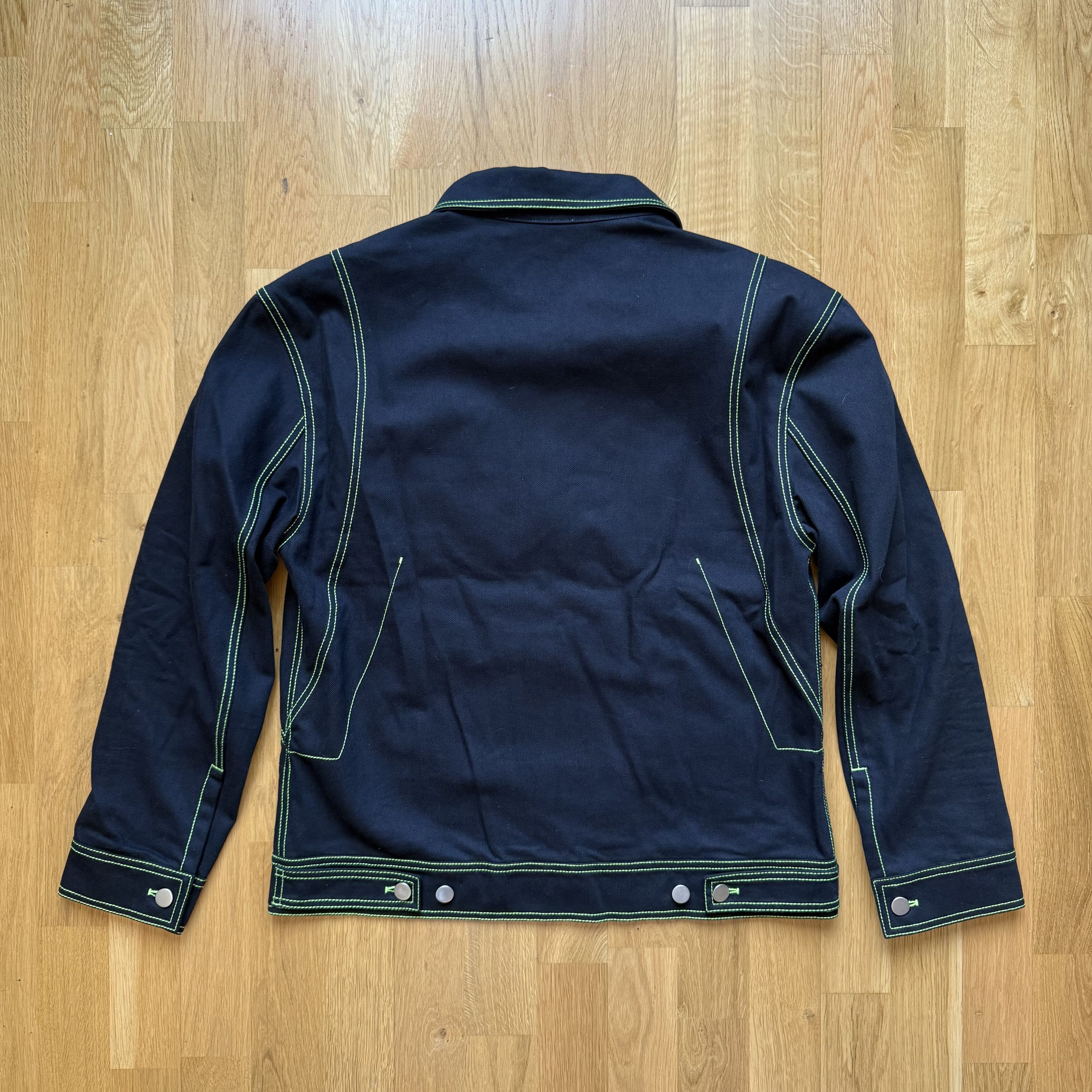 Gosha Rubchinskiy Denim Work Jacket with Contrast Stitch Size US M / EU 48-50 / 2 - 2 Thumbnail