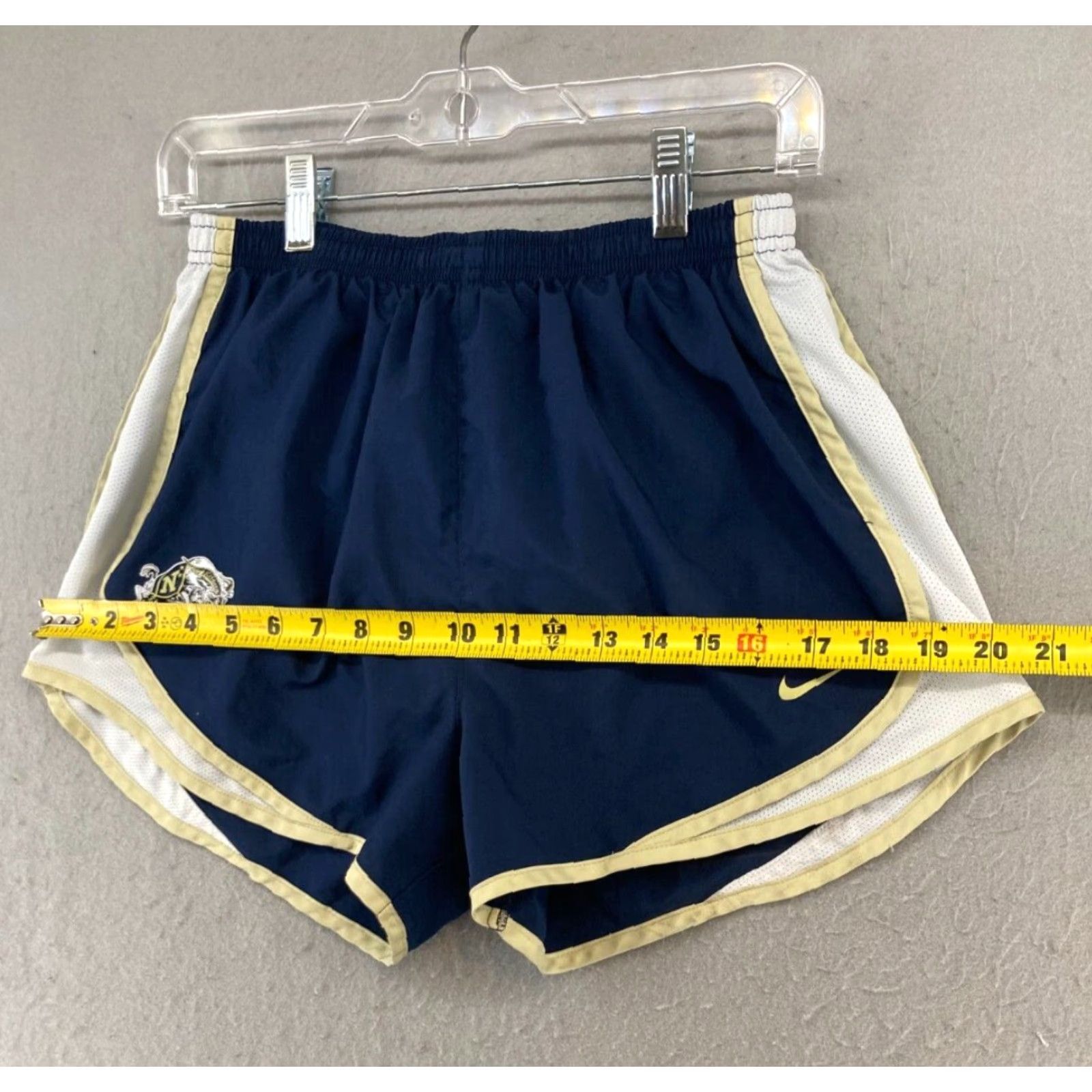 Nike Nike Dri Fit Womens Shorts Medium Athletic Blue US Navy Lined Running Size 32" / US 10 / IT 46 - 3 Thumbnail