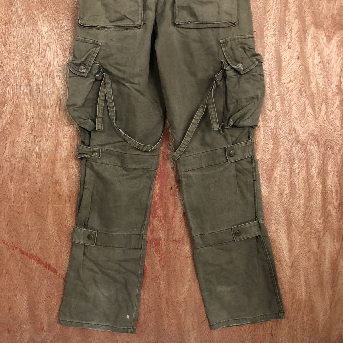 Stussy DLL Stussy vtg multipocket cargo Overall pants #2678 Size US 28 / EU 44 - 4 Thumbnail