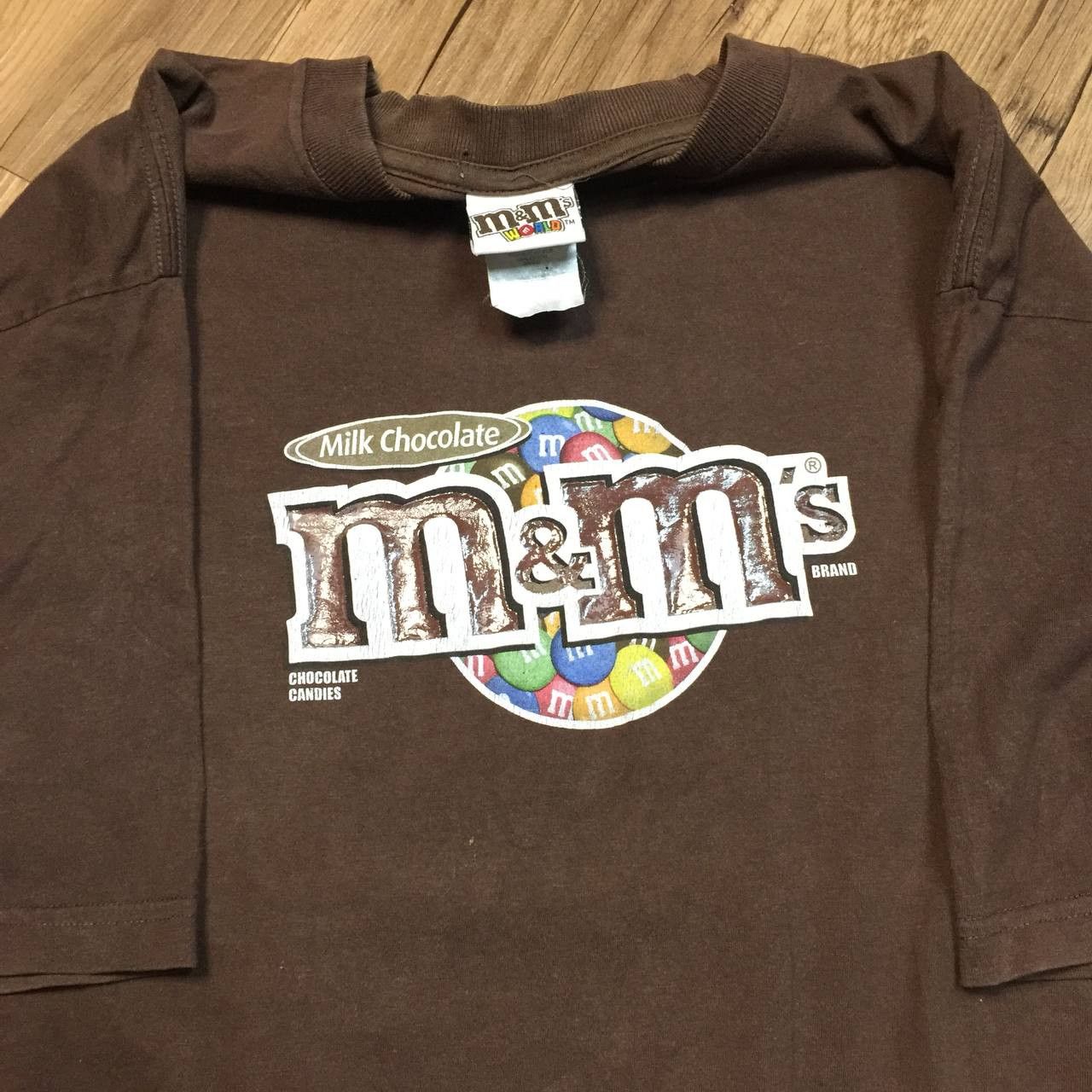Vintage Y2K 90s 00s M&M's Milk Chocolate Promo Tee