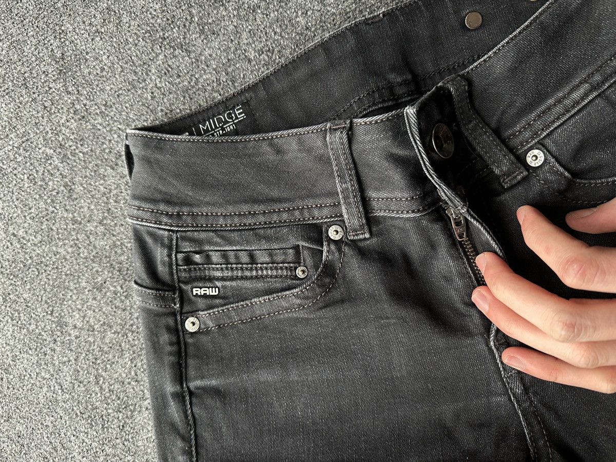 G-Star 🚨VNTG G STAR RAW GRAY FADED RARE AVANT GARDE JEANS Y2K Size 26" / US 2 / IT 38 - 8 Thumbnail
