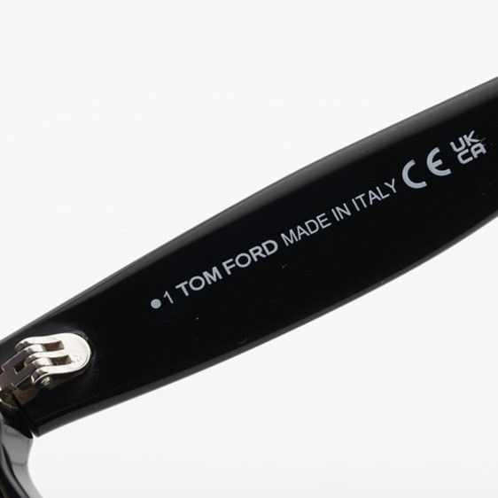 Tom Ford Tom Ford Ren FT1155 01A Sunglasses Black Square Frame Size ONE SIZE - 3 Thumbnail