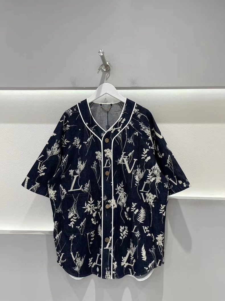 Louis Vuitton Wheat ear baseball shirt 2502-Nextarrow