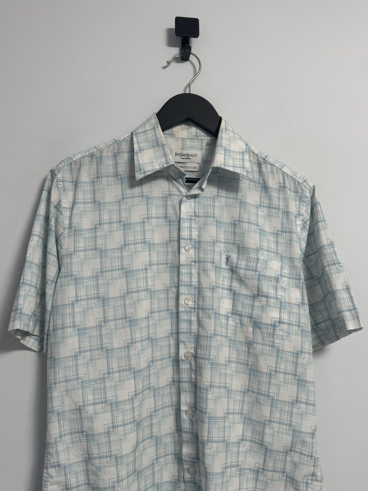 Yves Saint Laurent Yves Saint Laurent Button Up T-Shirt Luxury Size US M / EU 48-50 / 2 - 2 Thumbnail