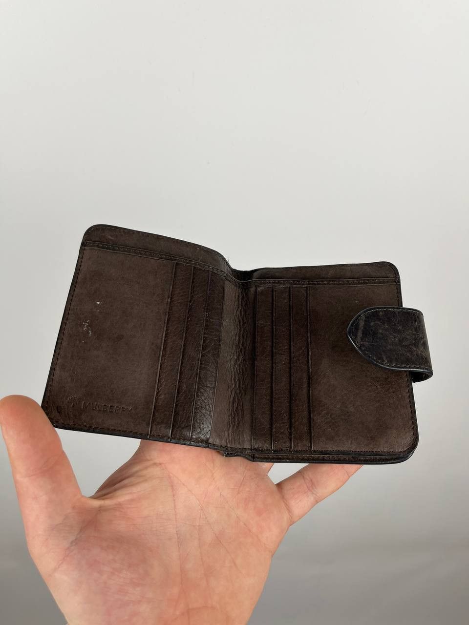 Mulberry Mulberry Leather French Purse Wallet Tree Logo Zip Around Size ONE SIZE - 4 Thumbnail
