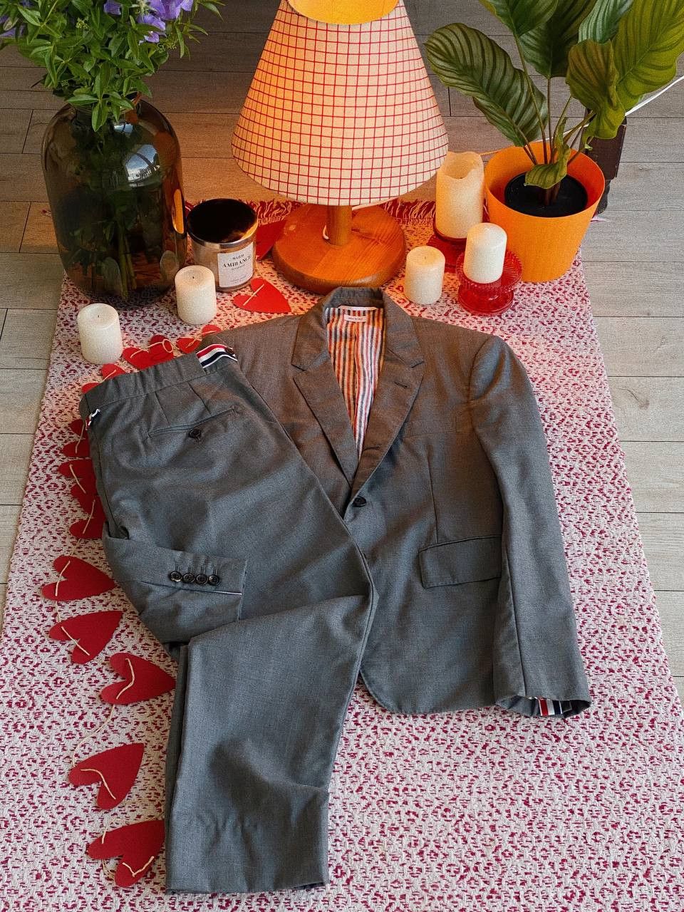 Thom Browne Thom Browne Suit Set Grey Wool Blazer Trousers Size 1 Size 34S - 3 Thumbnail