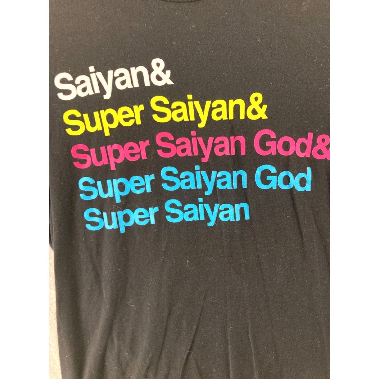 Vintage Dragon Ball Z Dragon Ball Z Super T Shirt Mens M Black Short Sleeve Crew Neck Graphic Print Anime Cartoon Pattern Solid Shirt Size US M / EU 48-50 / 2 - 5 Thumbnail