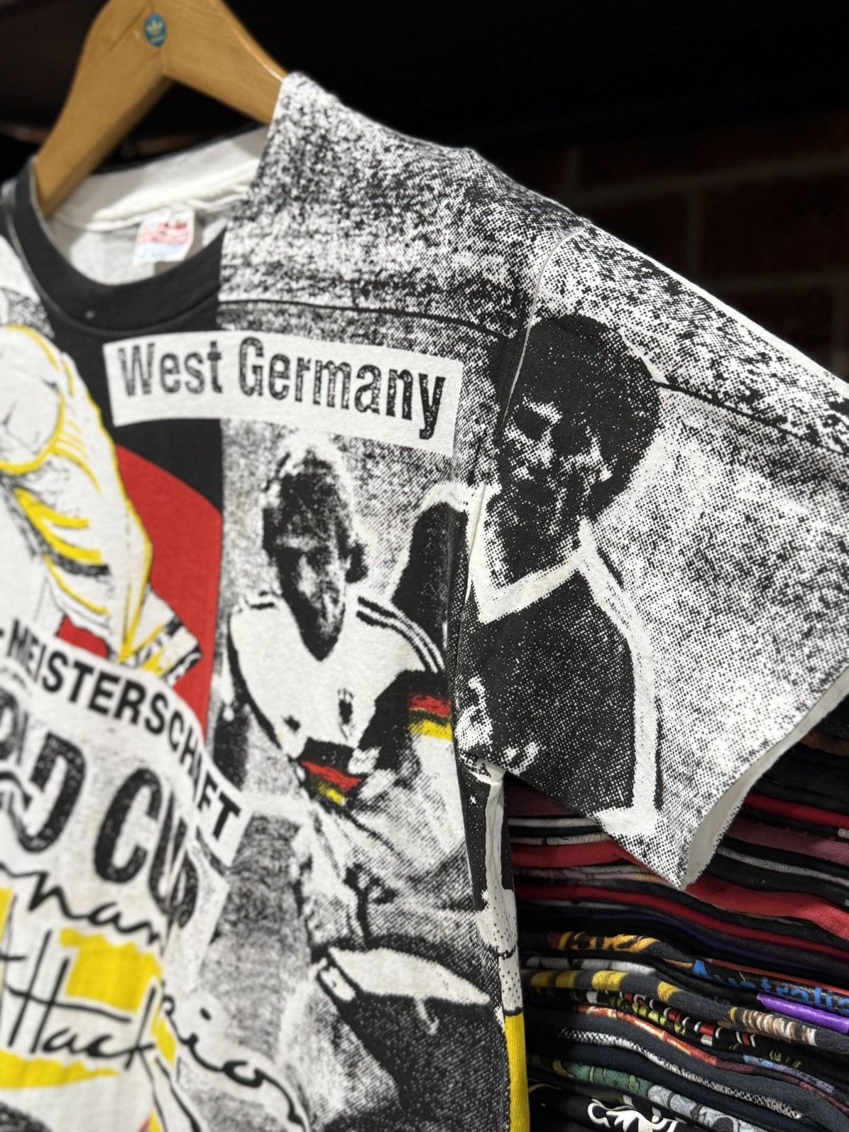 Vintage Vintage 90s Aop West Germany World Cup Attack Sport Tee Size US M / EU 48-50 / 2 - 8 Thumbnail