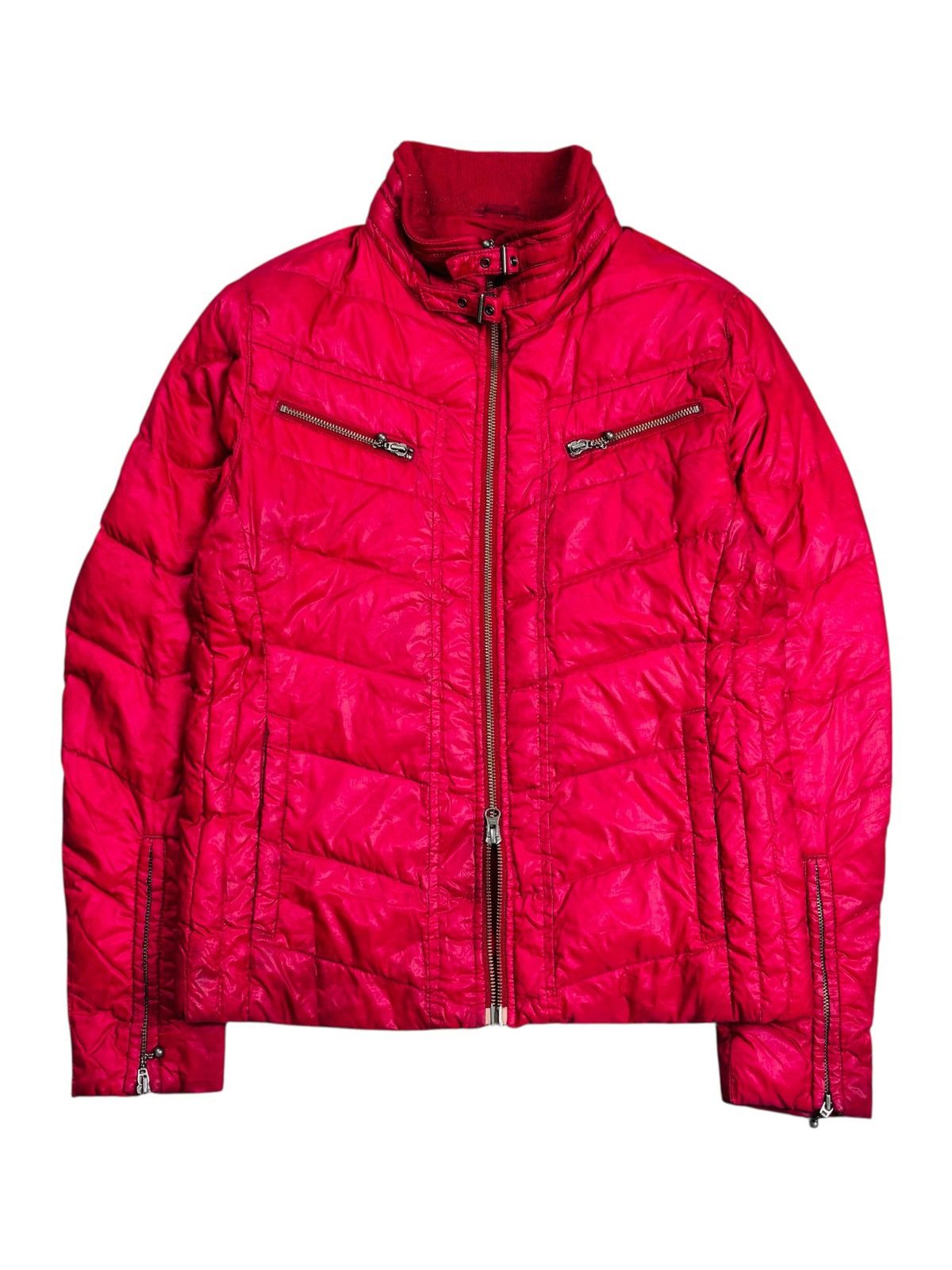 BUFFALO BOBS 2000s Hideways Nicole - Vkei Style Red Rider Puffer Jacket Size US M / EU 48-50 / 2 - 1 Thumbnail