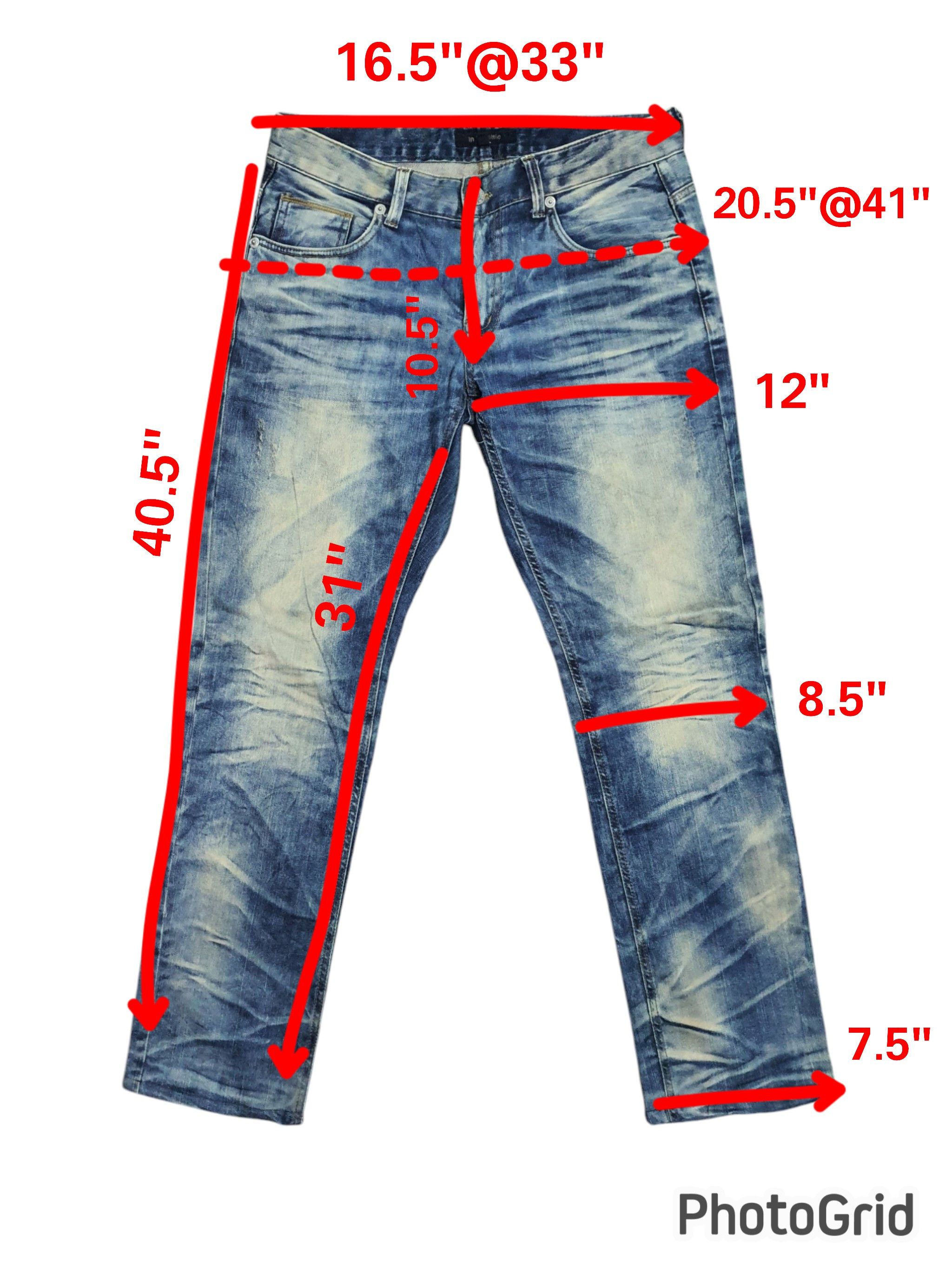 In The Attic × Japanese Brand IN THE ATTIC 33”/40.5” STRETCHABLE SOFT MATERIAL JEANS Size US 33 - 10 Thumbnail