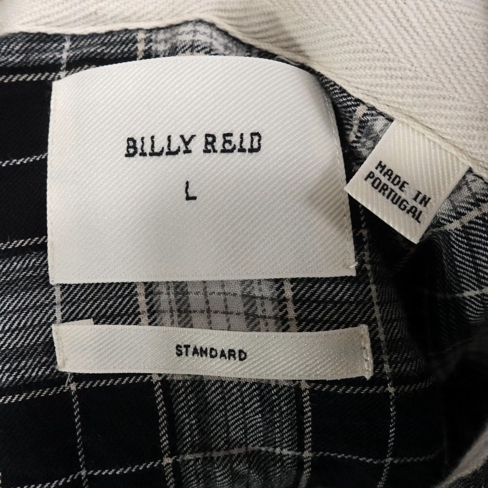 Billy Reid VINTAGE Billy Reid Shirt Mens L Black Plaid Long Sleeve Button-Up Standard Fit Size US L / EU 52-54 / 3 - 6 Thumbnail