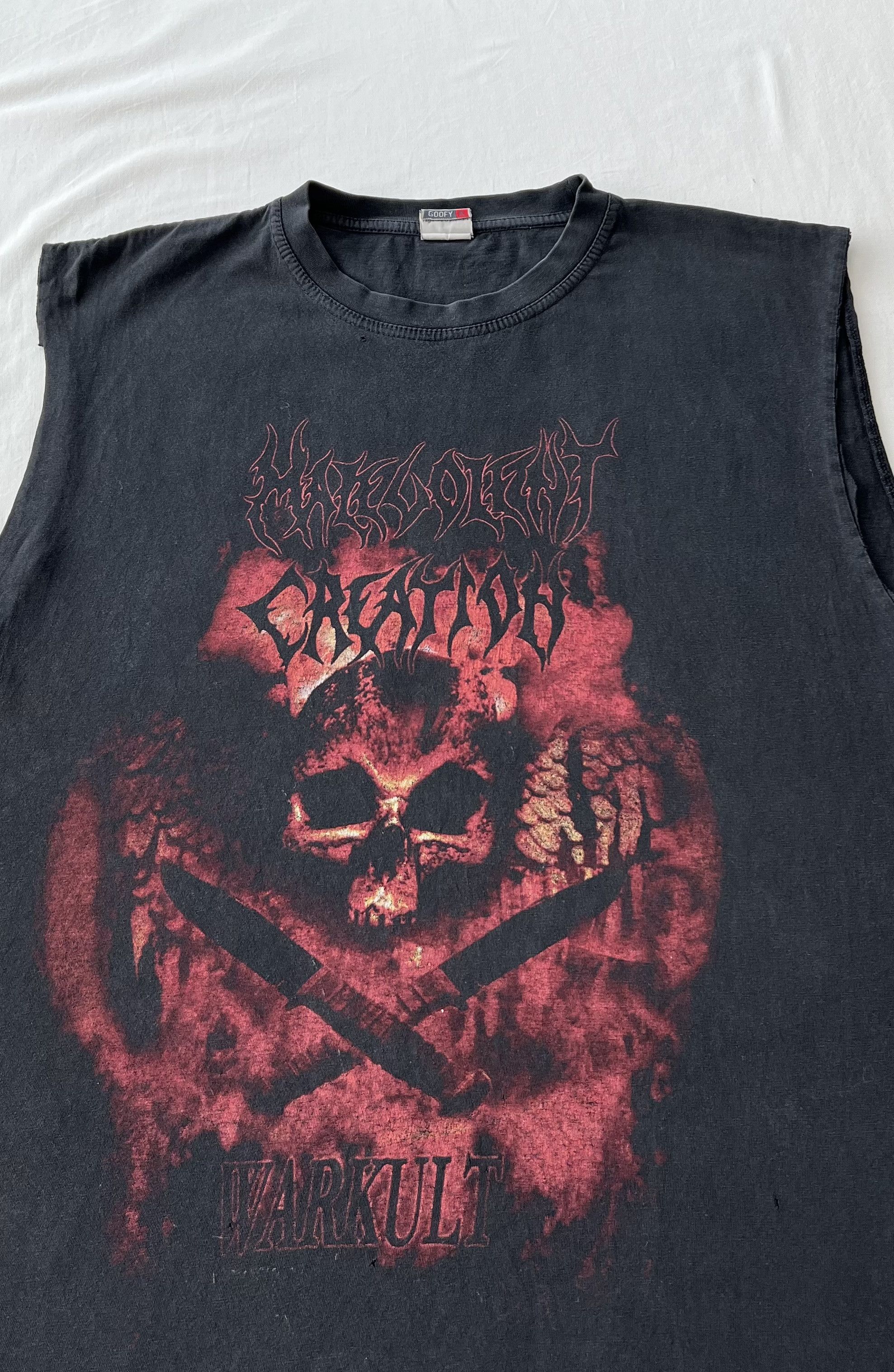 Band Tees Vintage 2004 Malevolent Creation Warkult Black Sleeveless Size US XL / EU 56 / 4 - 3 Thumbnail