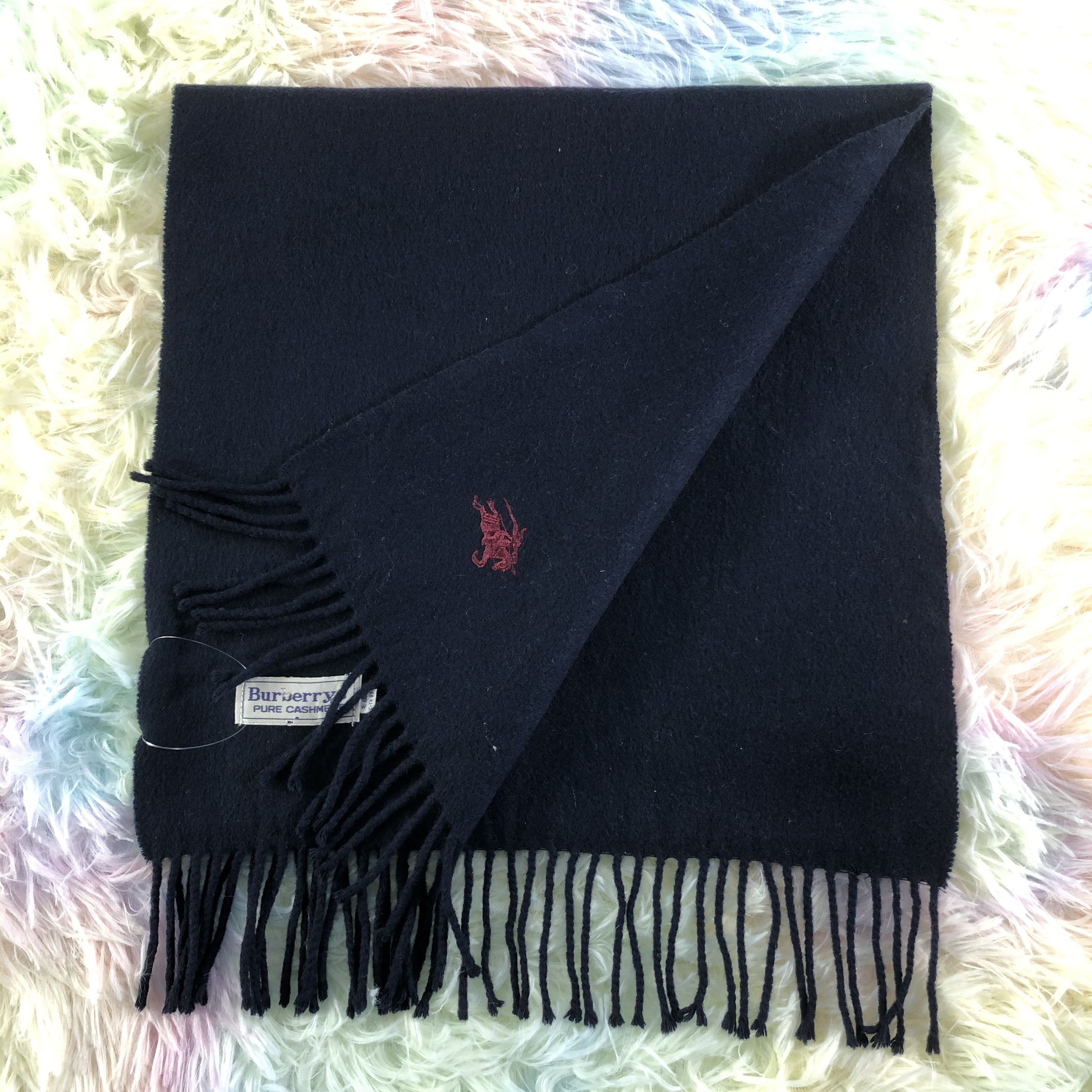 Burberry × Vintage Burberry Scarf / Muffler / Neckwear - KM193 Size ONE SIZE - 6 Thumbnail