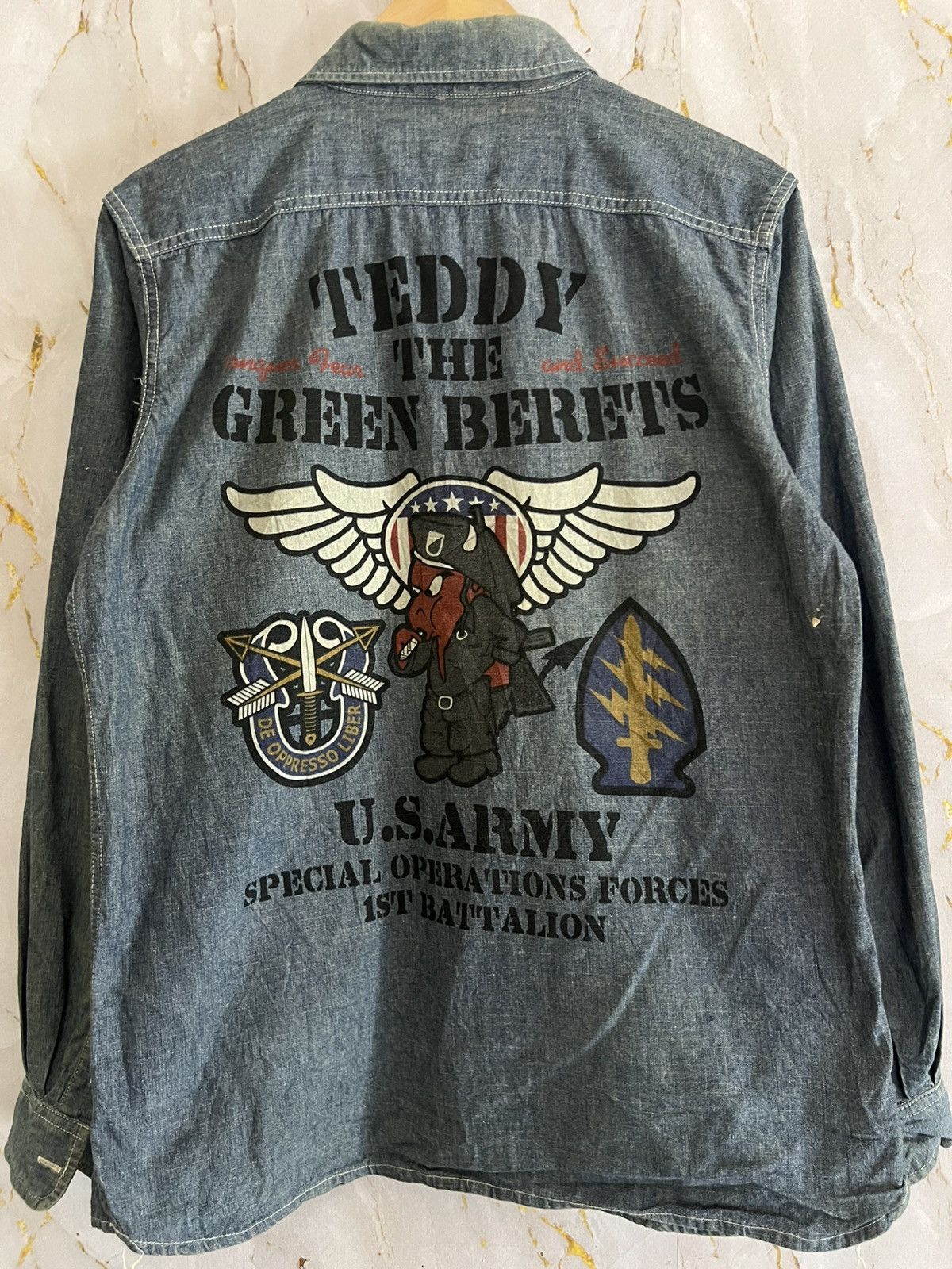 Tedman Tedman Devil Shirt – Rare Japanese Archive Grail Size US M / EU 48-50 / 2 - 2 Thumbnail