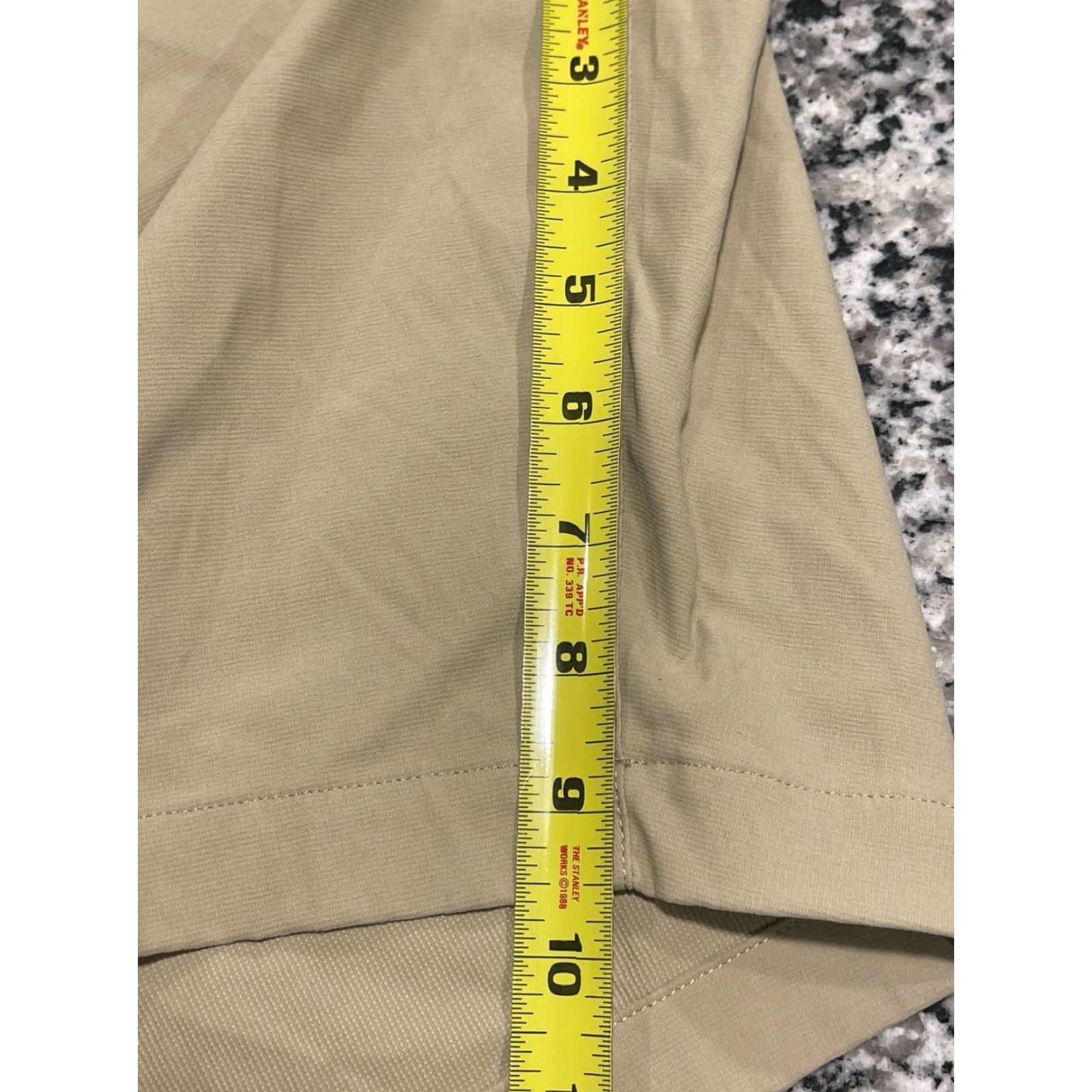 Lululemon Lululemon Commission Golf Short Mens Size 38 Khaki 9.5" Inseam Chino Flat Front Easy Care Pockets Stretch MSRP 98 Size US 38 / EU 54 - 6 Thumbnail