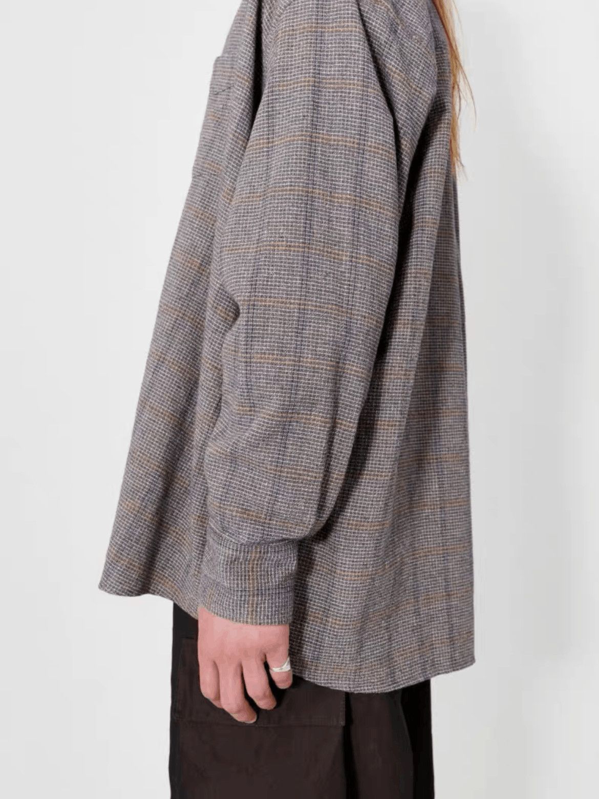 Our Legacy Our Legacy Sz 46 Our Legacy Boxy Mix Woven Shirt Jacket-25 Size US S / EU 44-46 / 1 - 8 Thumbnail