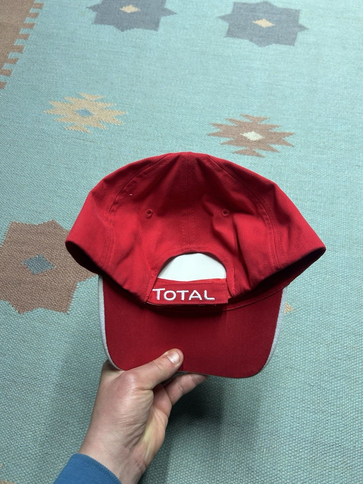 Vintage Vtg strapback hat baseball total lubricants racing NOS Size ONE SIZE - 4 Thumbnail
