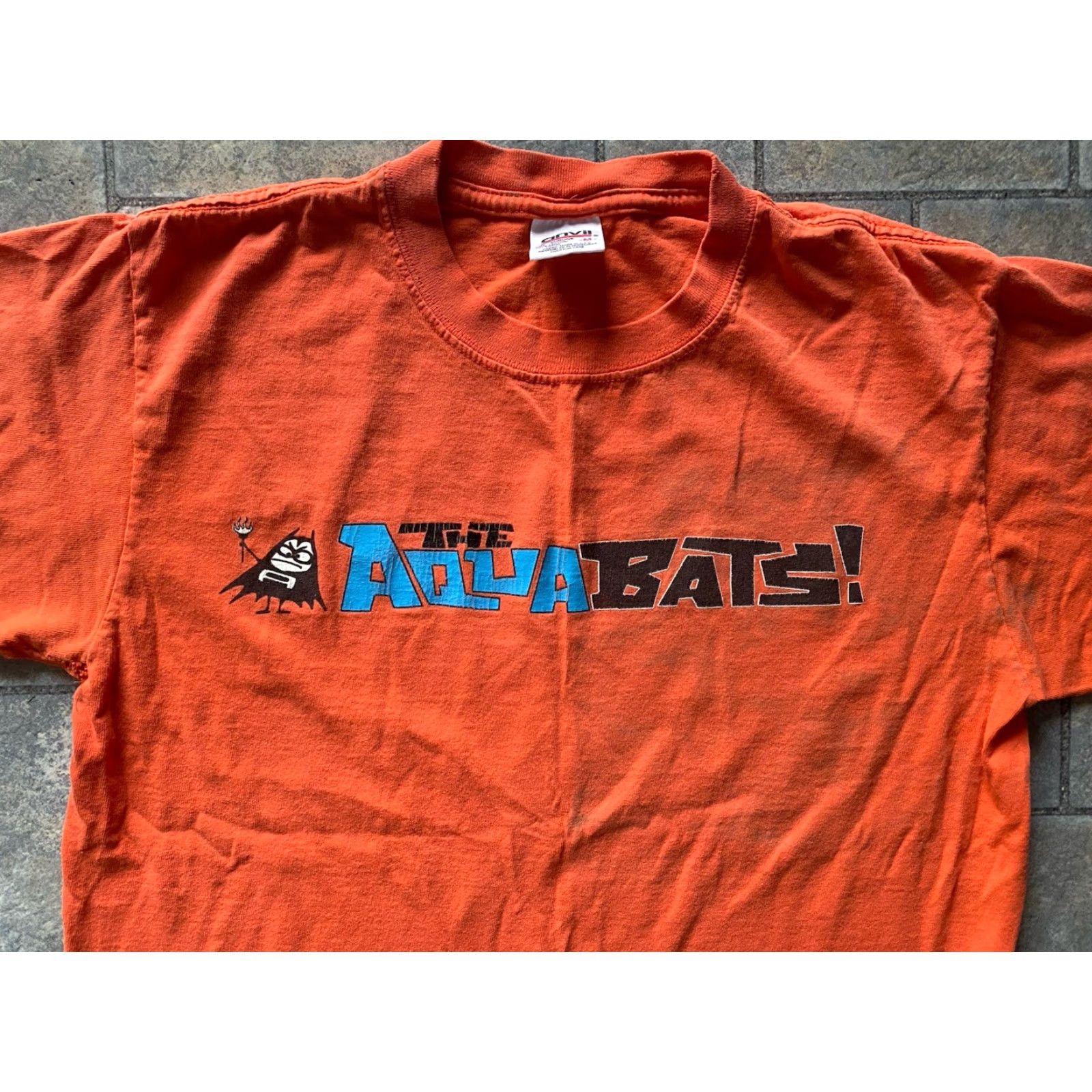 Anvil VINTAGE The Aquabats Band Shirt Men’s Medium Orange Logo 90s Y2K Anvil Tag Shirt Logo Music Band Mens M Orange Anvil 90s Vintage Size US M / EU 48-50 / 2 - 5 Thumbnail