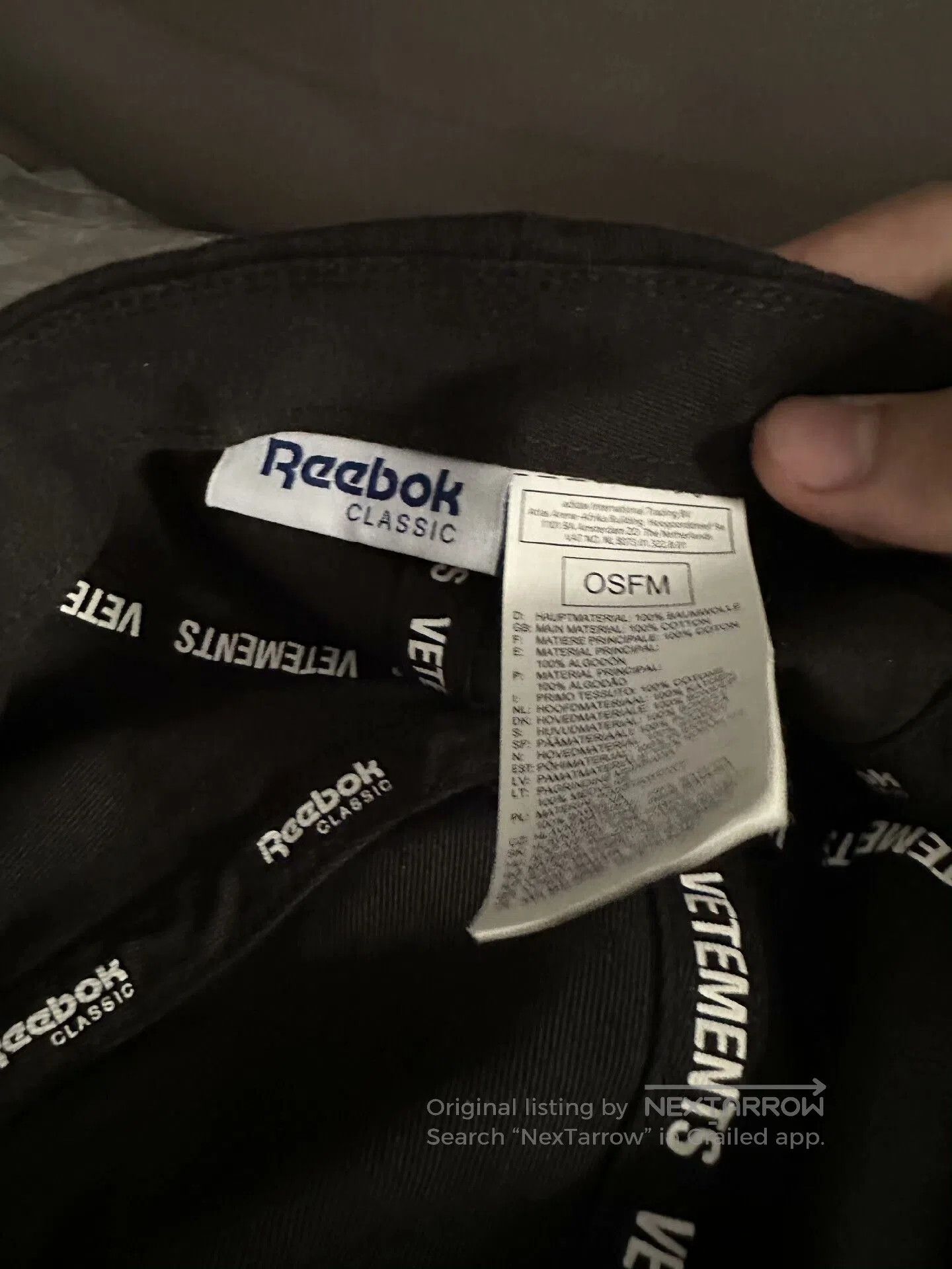 Vetements Vetements 18AW Saturday Distressed Cap. Size ONE SIZE - 5 Thumbnail