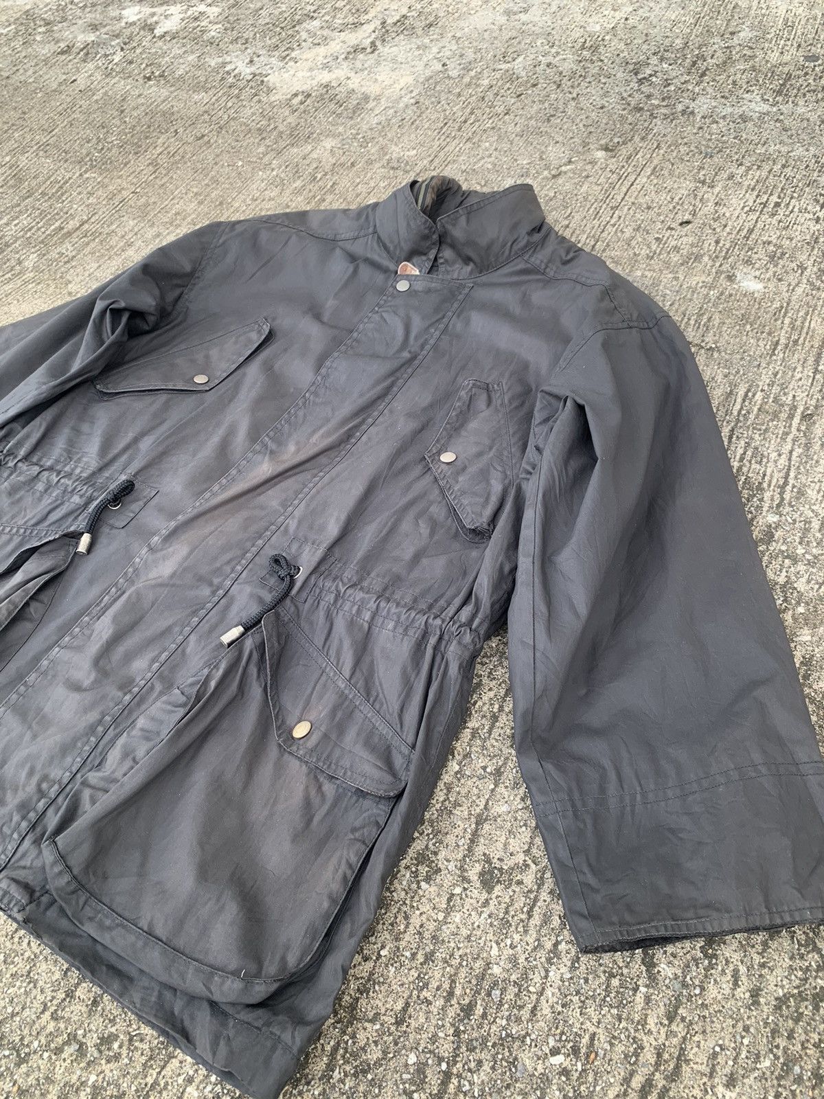 Joseph Abboud Rare 🔥 vintage 90s sun faded joseph abboud waxed jacket Size US M / EU 48-50 / 2 - 8 Thumbnail