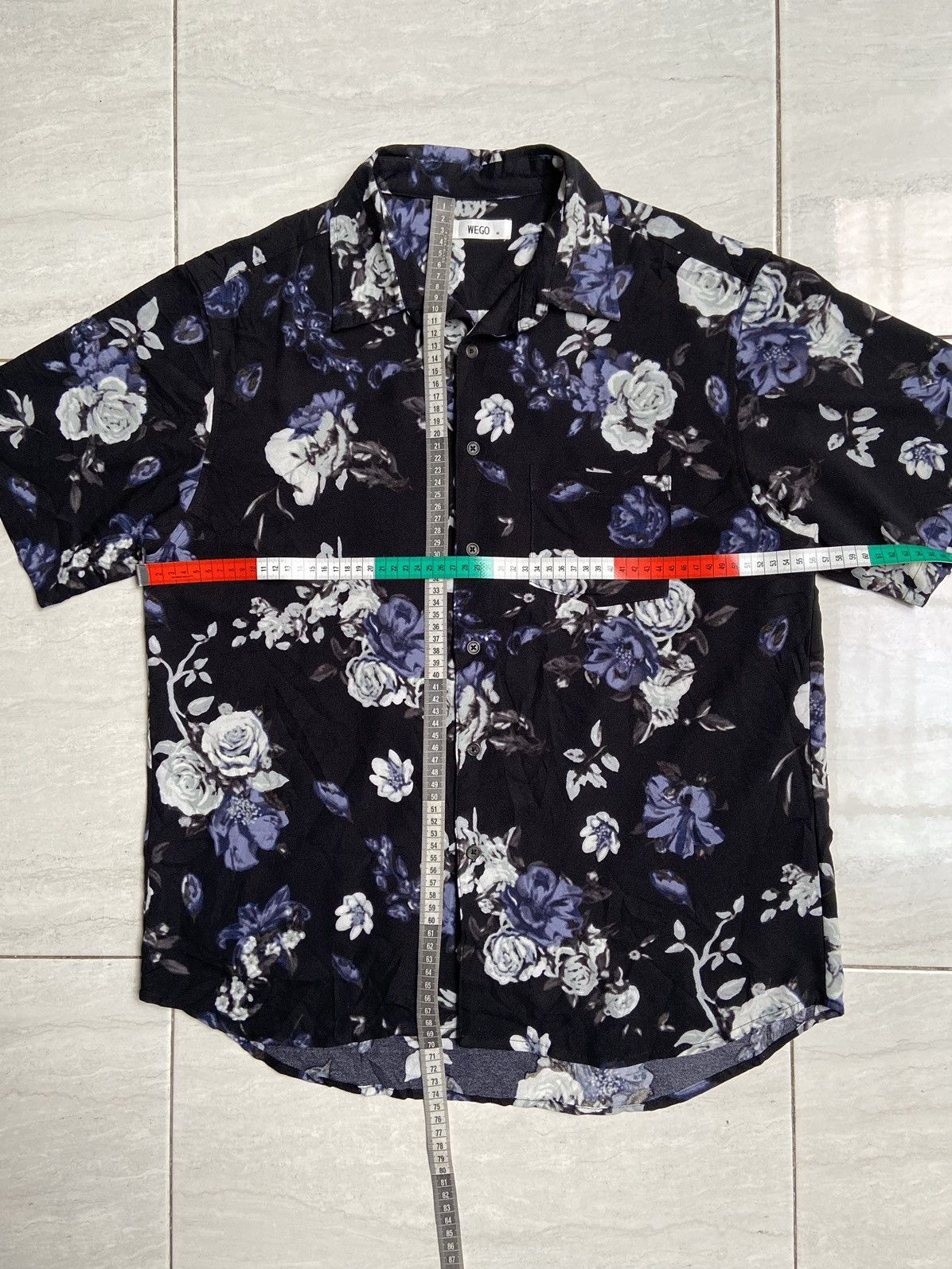 Designer × Japanese Brand WEGO Flower Motive Shirt Size US L / EU 52-54 / 3 - 2 Thumbnail