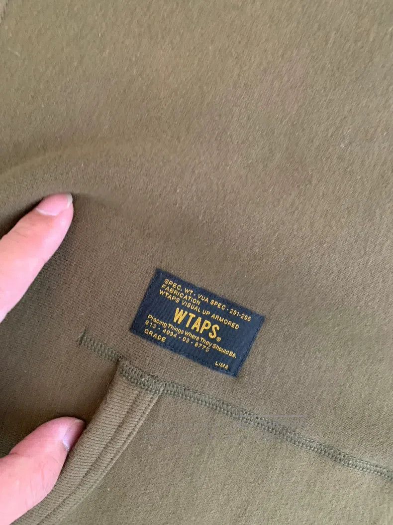 Wtaps Wtaps Military green hooded sweatshirt Size US L / EU 52-54 / 3 - 4 Thumbnail