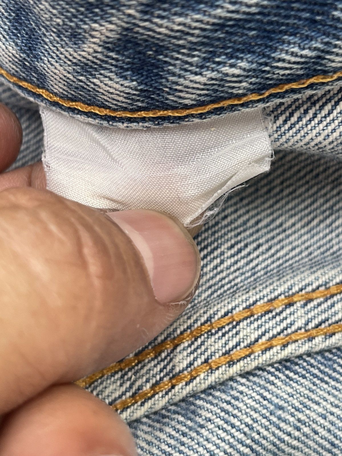 Levi's Vintage 90’s Levi’s Lot 501Z E Selvedge Distresed Size US 34 / EU 50 - 14 Thumbnail