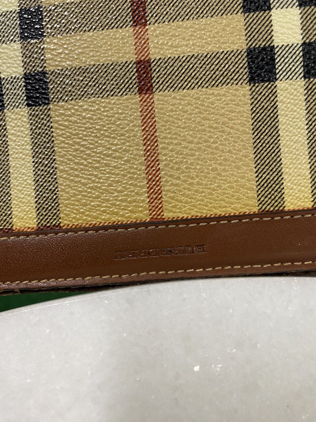 Burberry Burberry Womens Long Plaid Wallet Preowned Size ONE SIZE - 7 Thumbnail