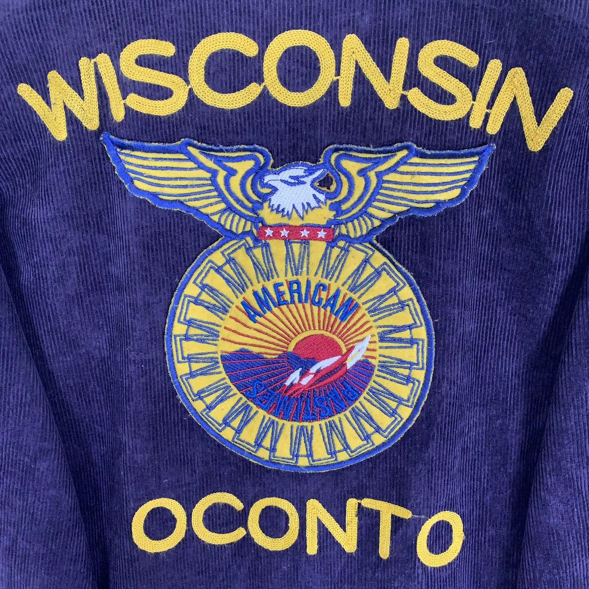 Vintage Wisconsin Midwestern U.S State Coastlines Corduroy Jacket Size US L / EU 52-54 / 3 - 8 Thumbnail