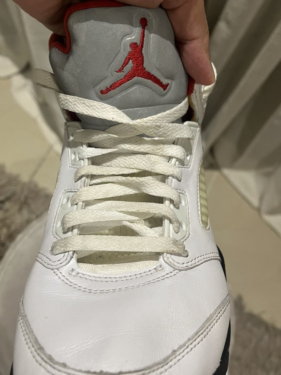 Jordan Brand Nike Air Jordan 5 Retro "Fire Red" Size US 8 / EU 41 - 12 Thumbnail