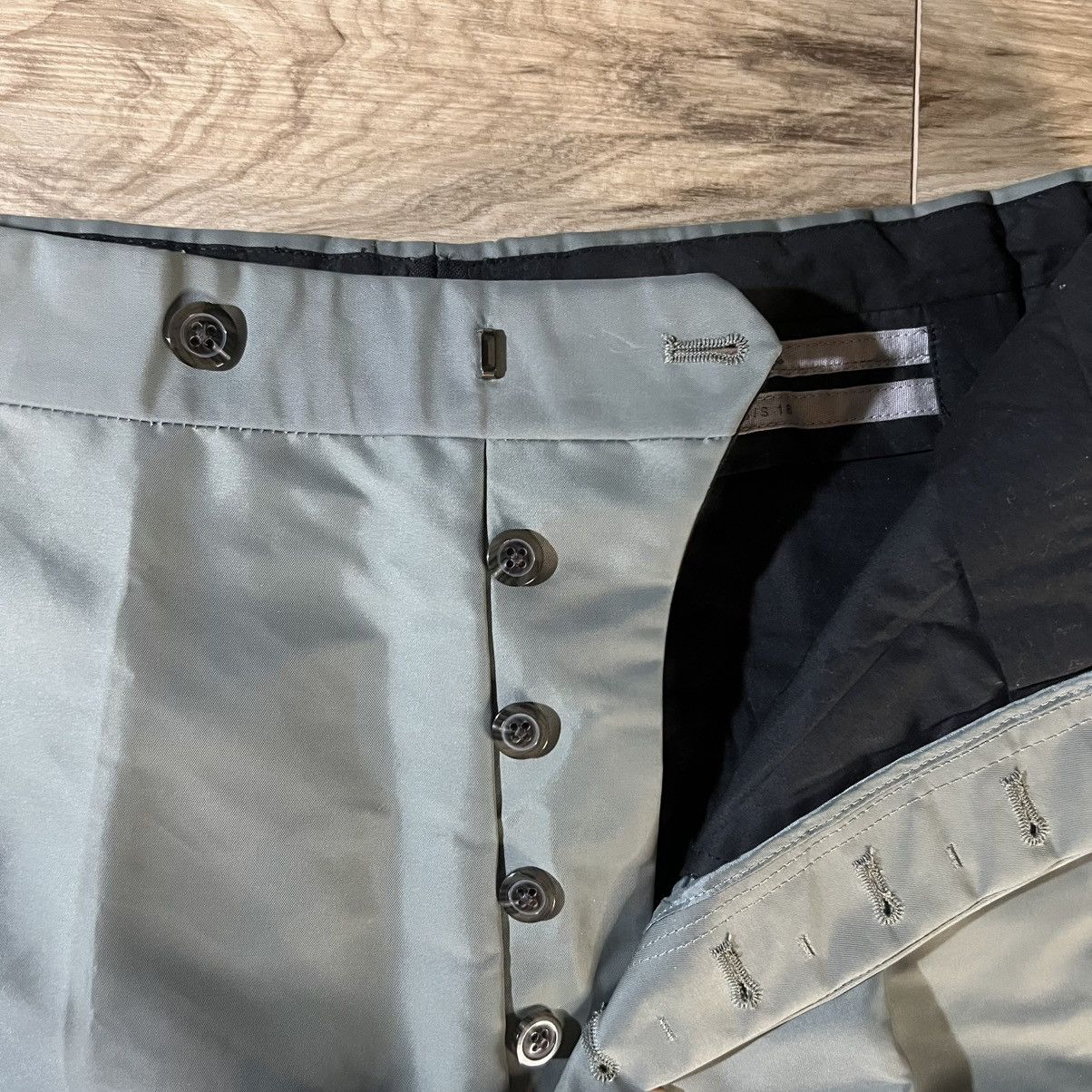 Rick Owens Rick Owens SS18 “Dirt” Sage Soul Train Nylon Trousers Size US 31 - 5 Thumbnail