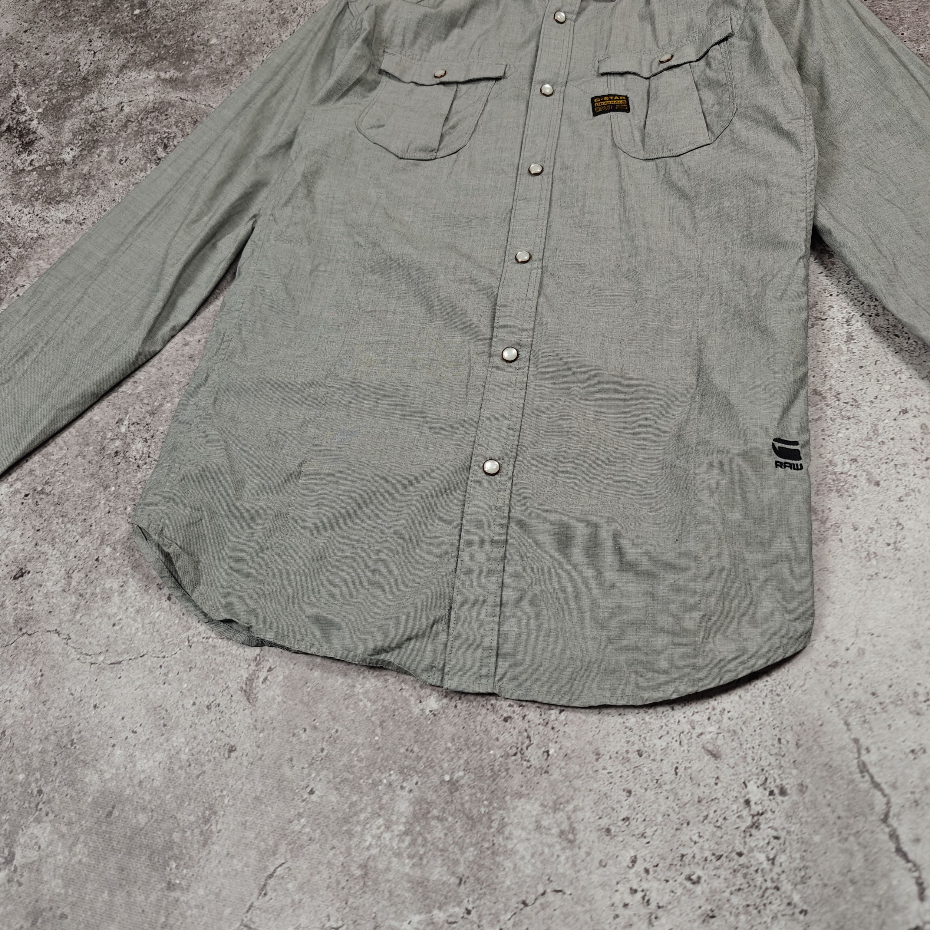 G-Star G-Star Raw Western Shirt Gray size XL Size US XL / EU 56 / 4 - 3 Thumbnail