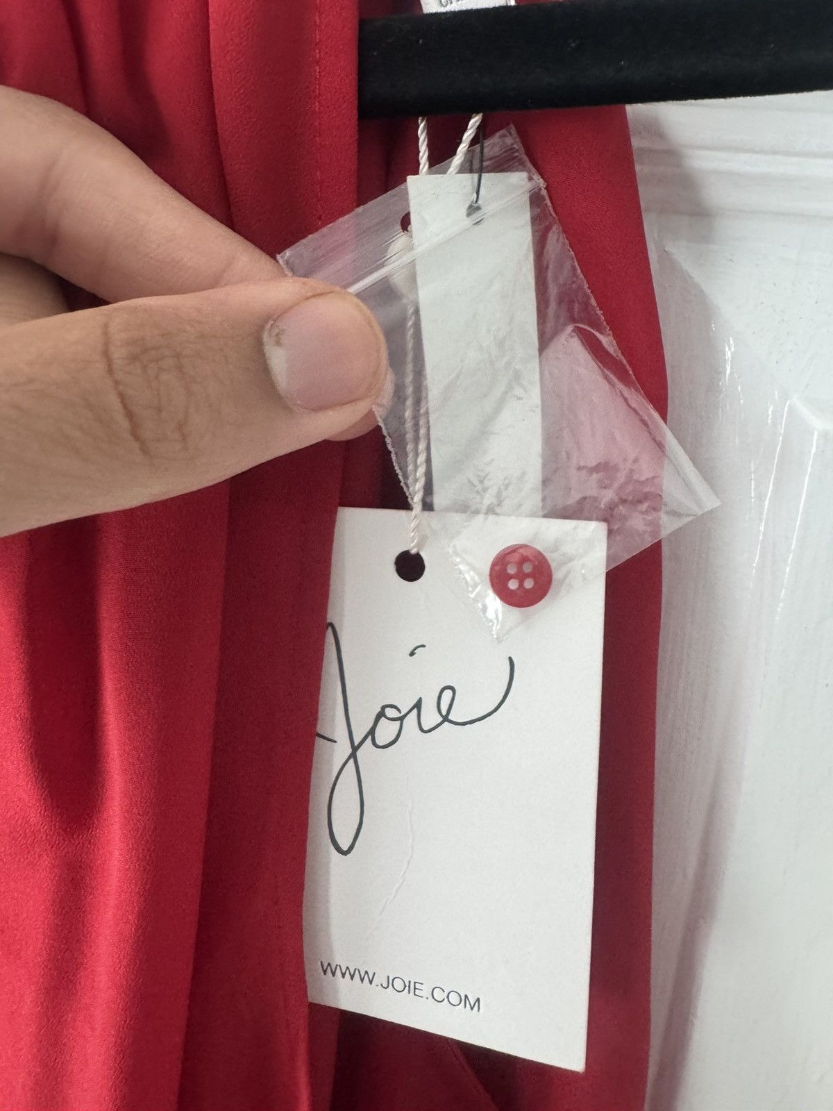 Joie Joie Vibrant Red Sleeveless Blouse Size L / US 10 / IT 46 - 10 Thumbnail