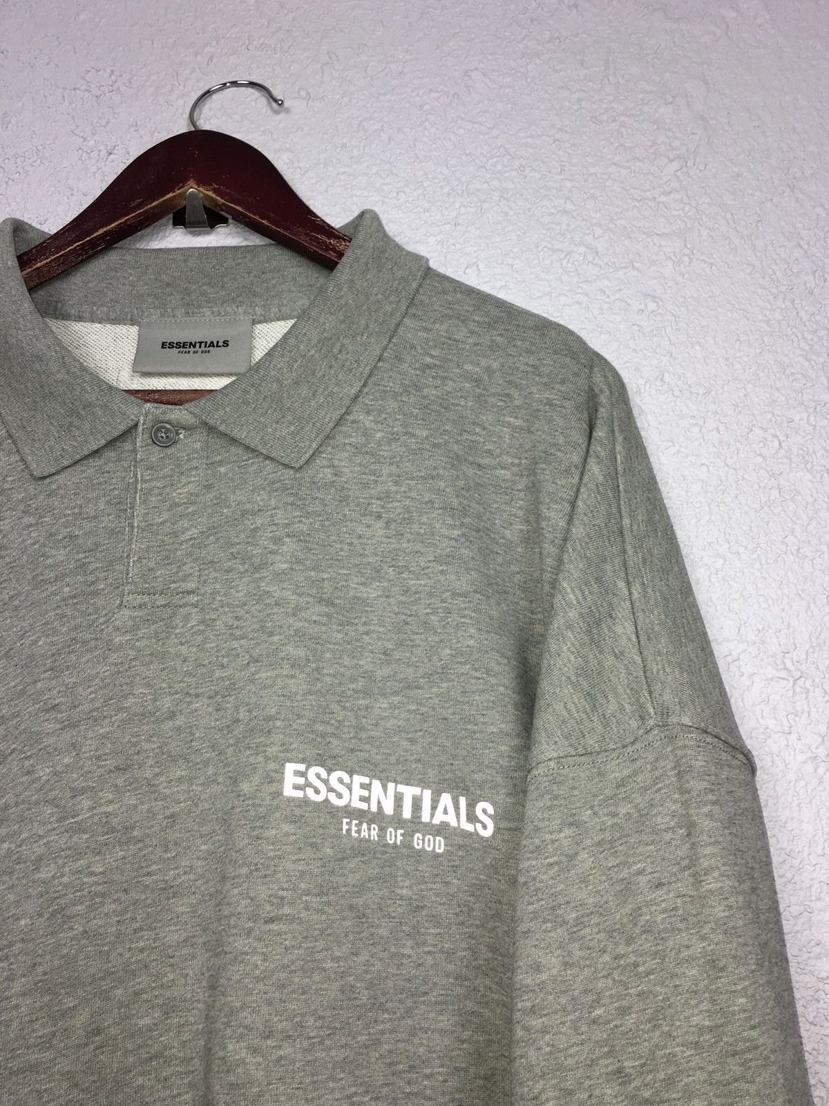 Essentials × FOG × Fear of God polo crewneck FOG ESSENTIALS Fear Of God sweatshirt hoodie Size US L / EU 52-54 / 3 - 5 Thumbnail