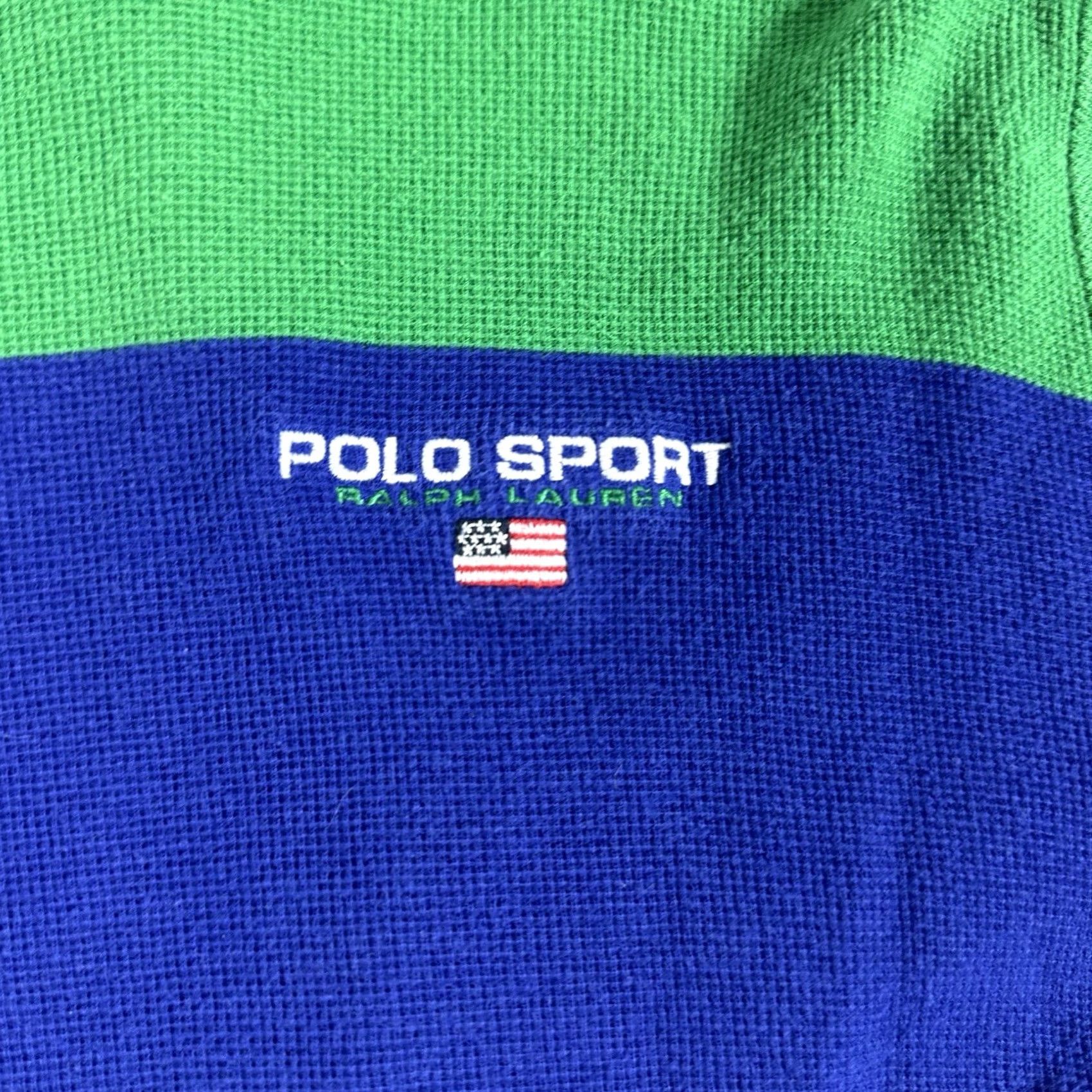 Vintage VINTAGE Polo Sport Sweatshirt 1/4 Zip Pullover Mens M Blue USA Size US M / EU 48-50 / 2 - 3 Thumbnail