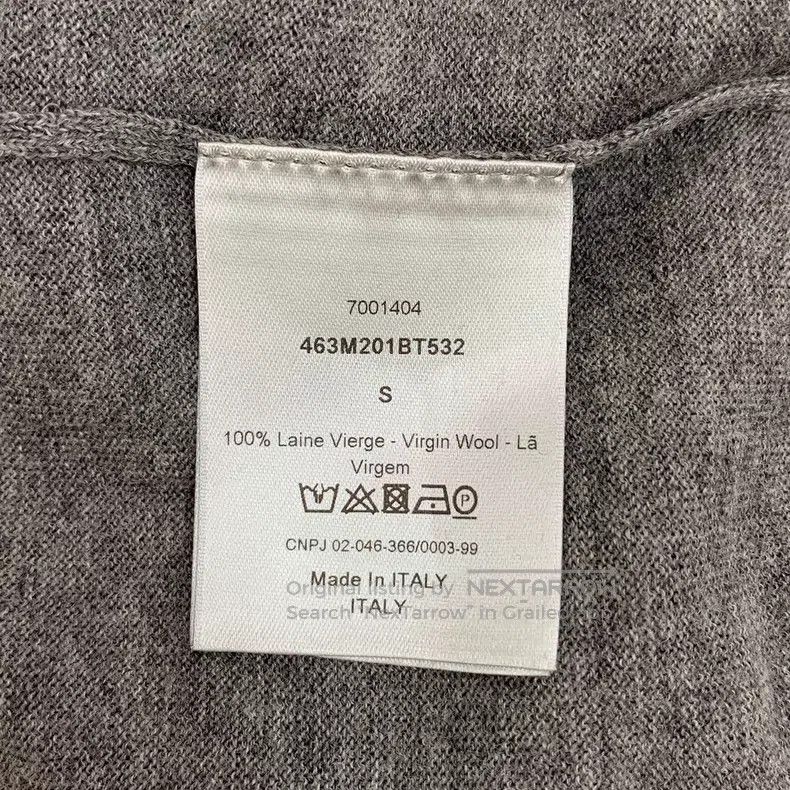 Dior Dior Dark gray bee embroidered wool V-neck single-breasted Size US S / EU 44-46 / 1 - 8 Thumbnail