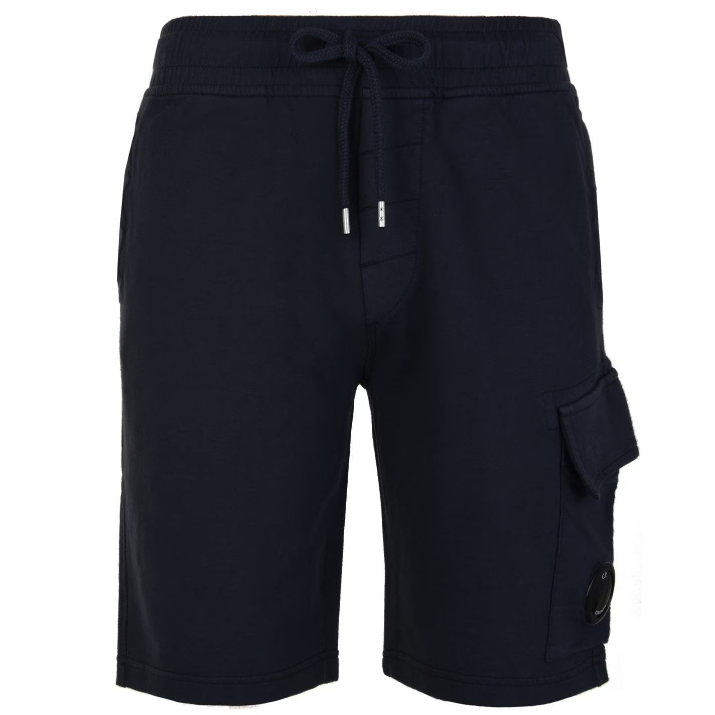 C.P. Company o1g2r1mq0426 Micro Lens Fleece Jogger Shorts in Blue Size US 38 / EU 54 - 1 Thumbnail