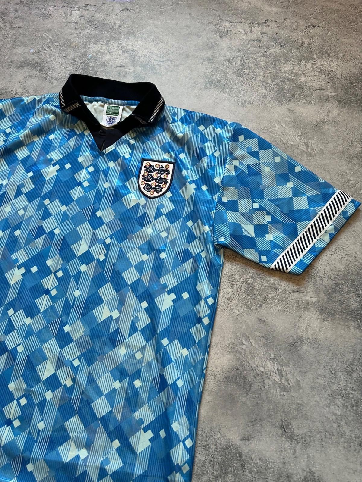 Other England 1990/92 Third Score Draw Football Shirt Soccer Jerse Size US L / EU 52-54 / 3 - 3 Thumbnail