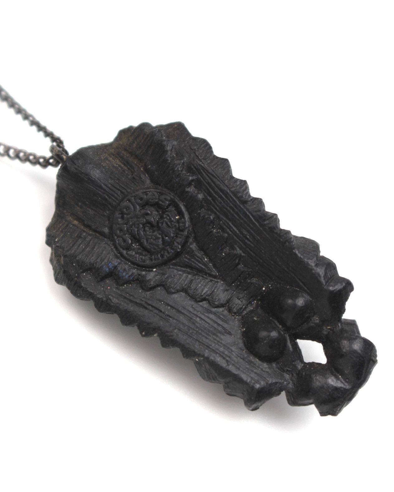 Vintage 1960S COCO JOE HAWAII TIKI “MONEY GOD” LAVA AMULET NECKLACE Size ONE SIZE - 4 Thumbnail