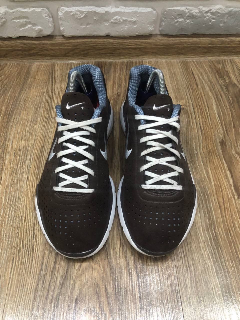 Vintage Vintage Women's Nike Air Zoom Moire + Brown Suede Sneakers Size US 8 / IT 38 - 2 Thumbnail