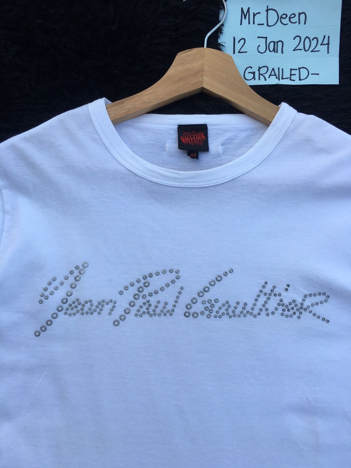 Jean Paul Gaultier Rare Jean Paul Gaultier Spellout Tshirt Size US M / EU 48-50 / 2 - 7 Thumbnail