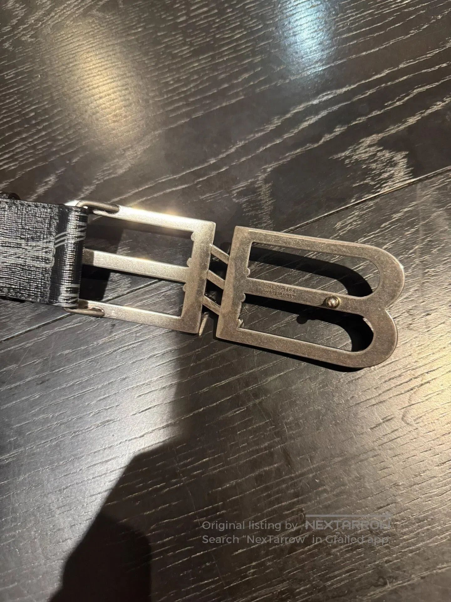 Balenciaga balenciaga dual B printed leather belt. Size ONE SIZE - 2 Thumbnail