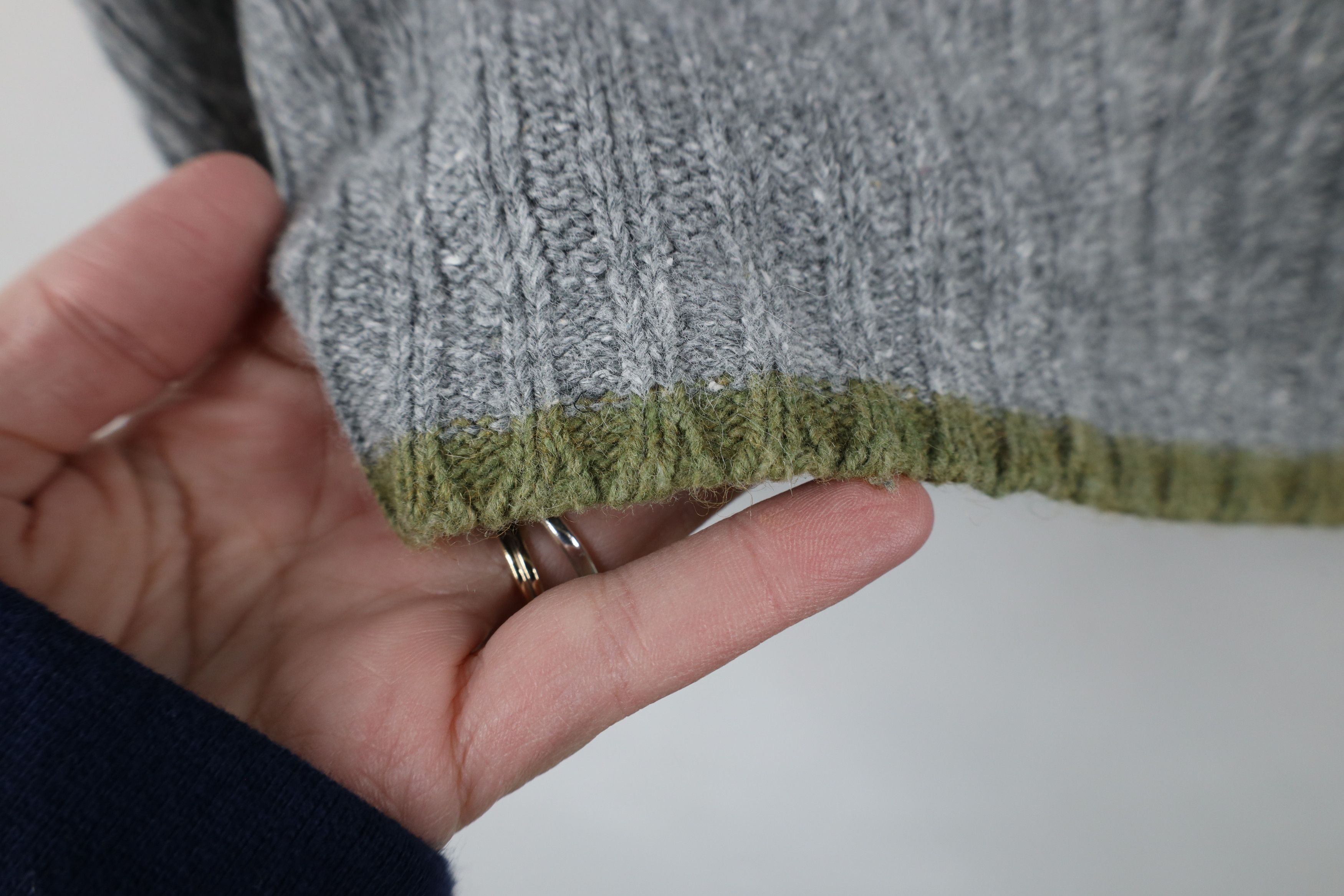 Vintage Vintage 90s Streetwear Striped Ribbed Knit Crewneck Sweater Size S / US 4 / IT 40 - 5 Thumbnail