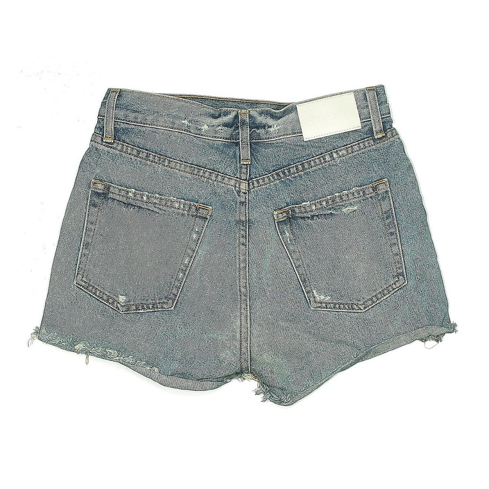 EB Denim EB denim Jeanette Crossover Jean Shorts 24 Size 24" / US 00 / IT 34 - 4 Thumbnail